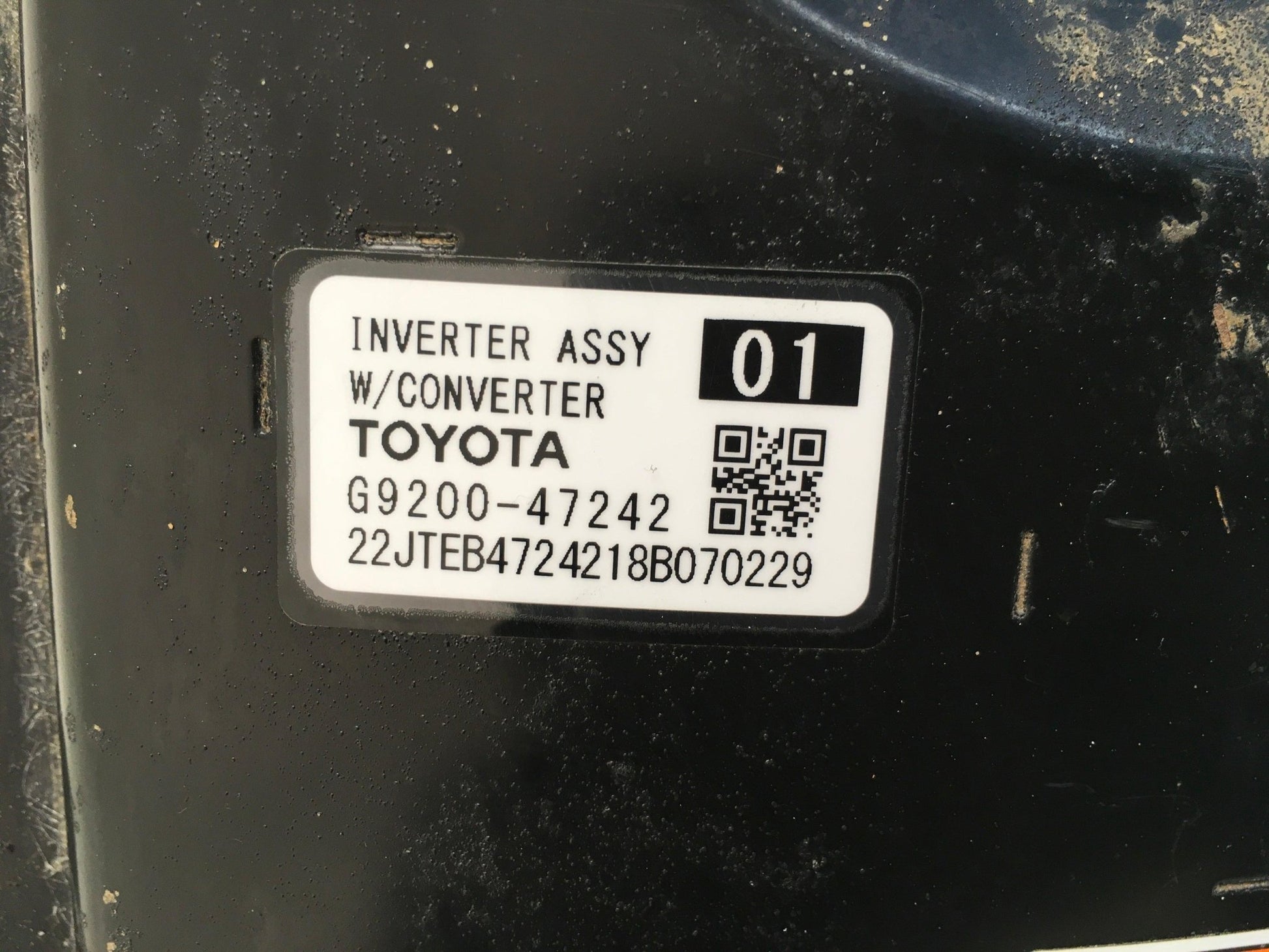 Inversor Toyota C-HR X1 Corolla E21 - G920047242