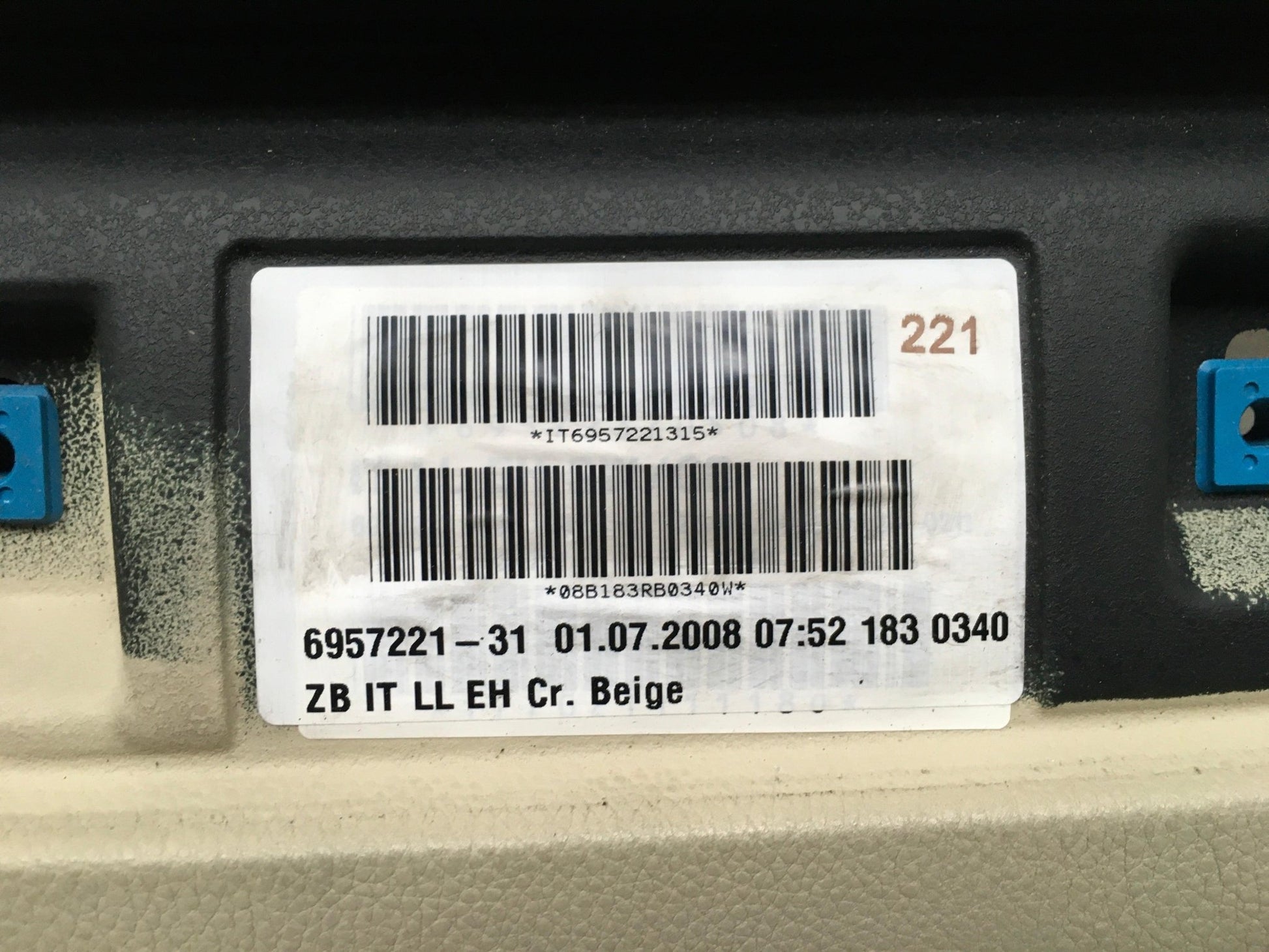 Kit airbag BMW F07 GT - 6957221