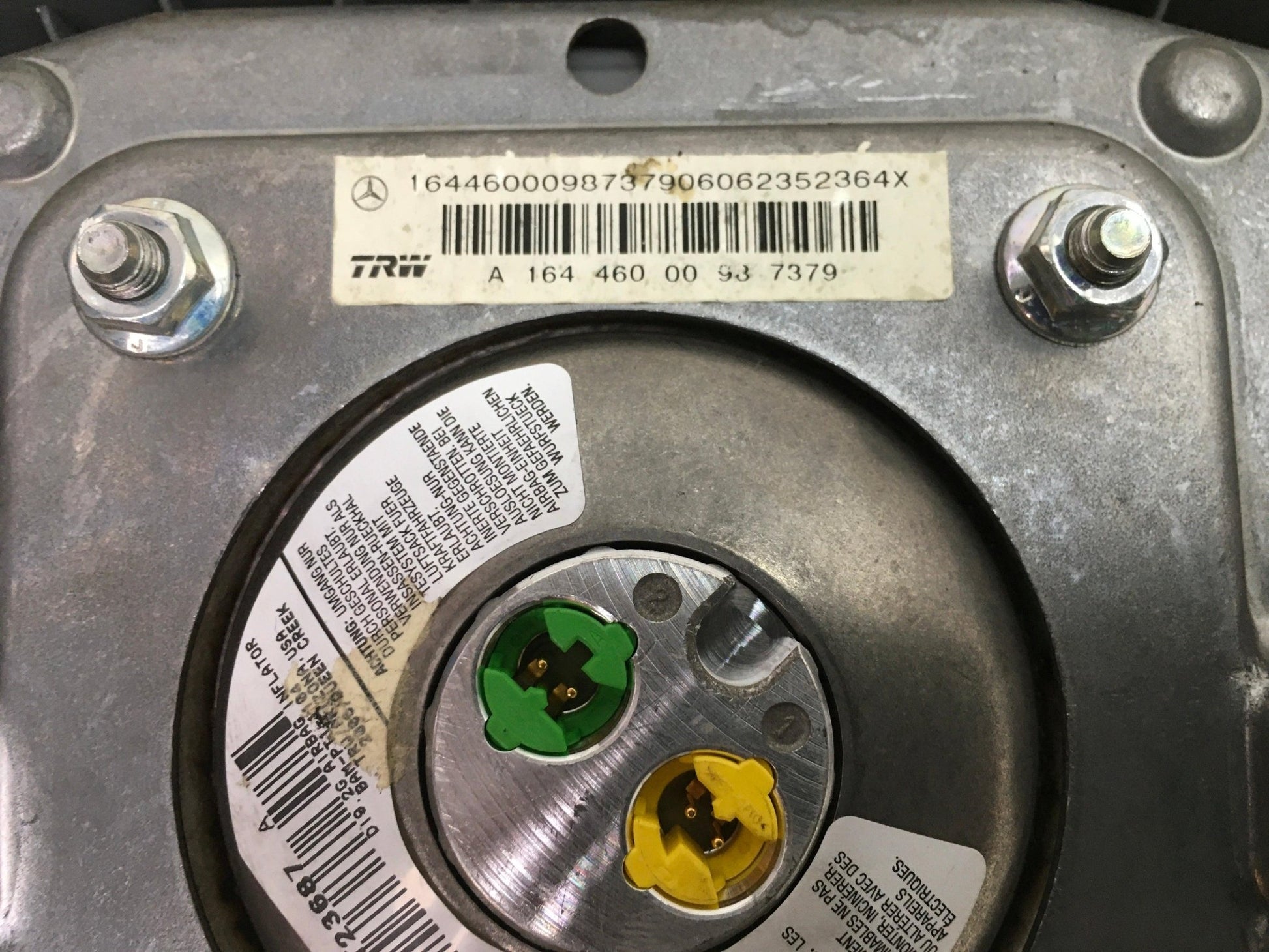 Kit Airbag Mercedes ML W164 - A1646800387