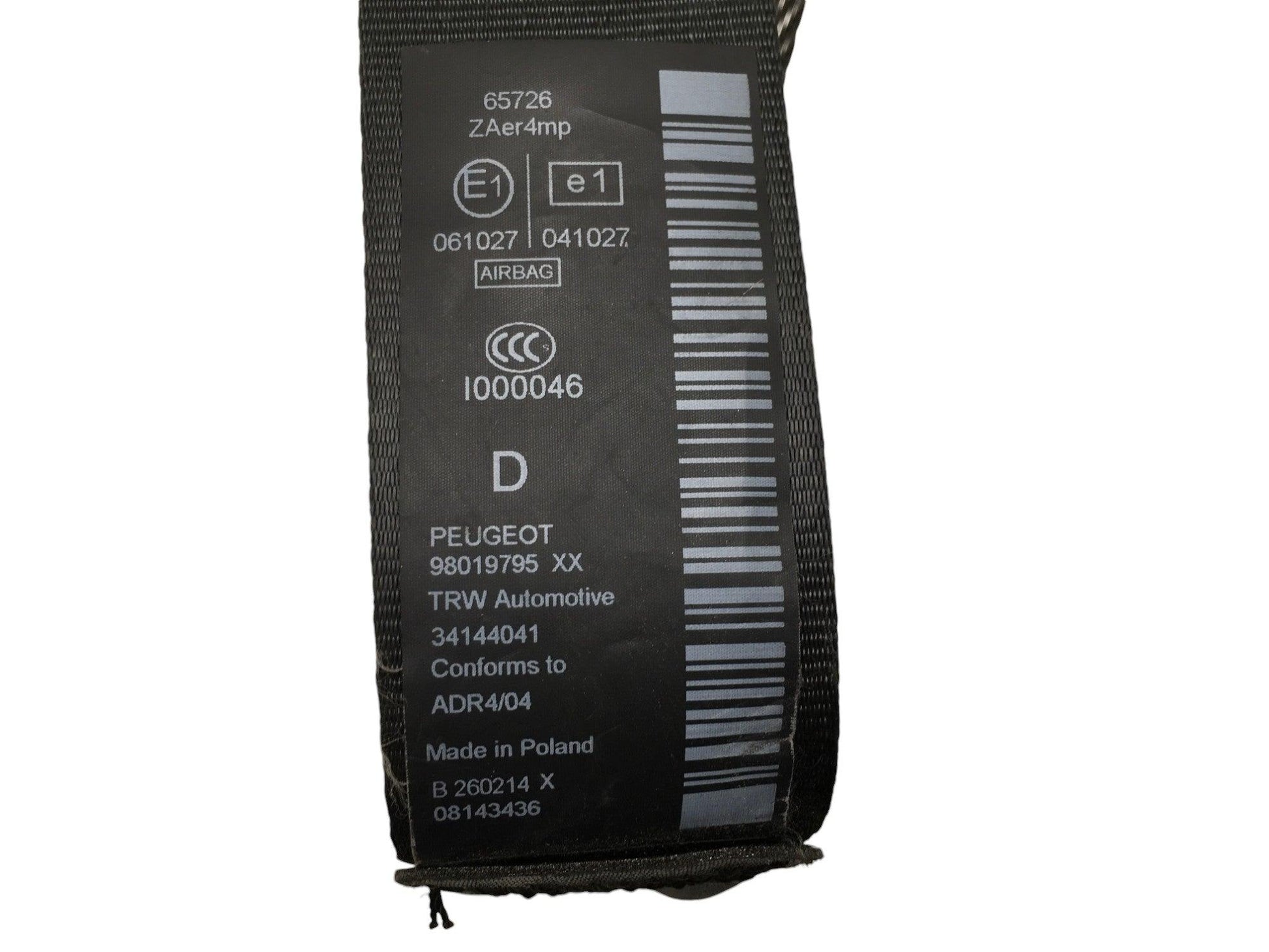 Kit airbag Peugeot 5008 I 3008 I - 98019795