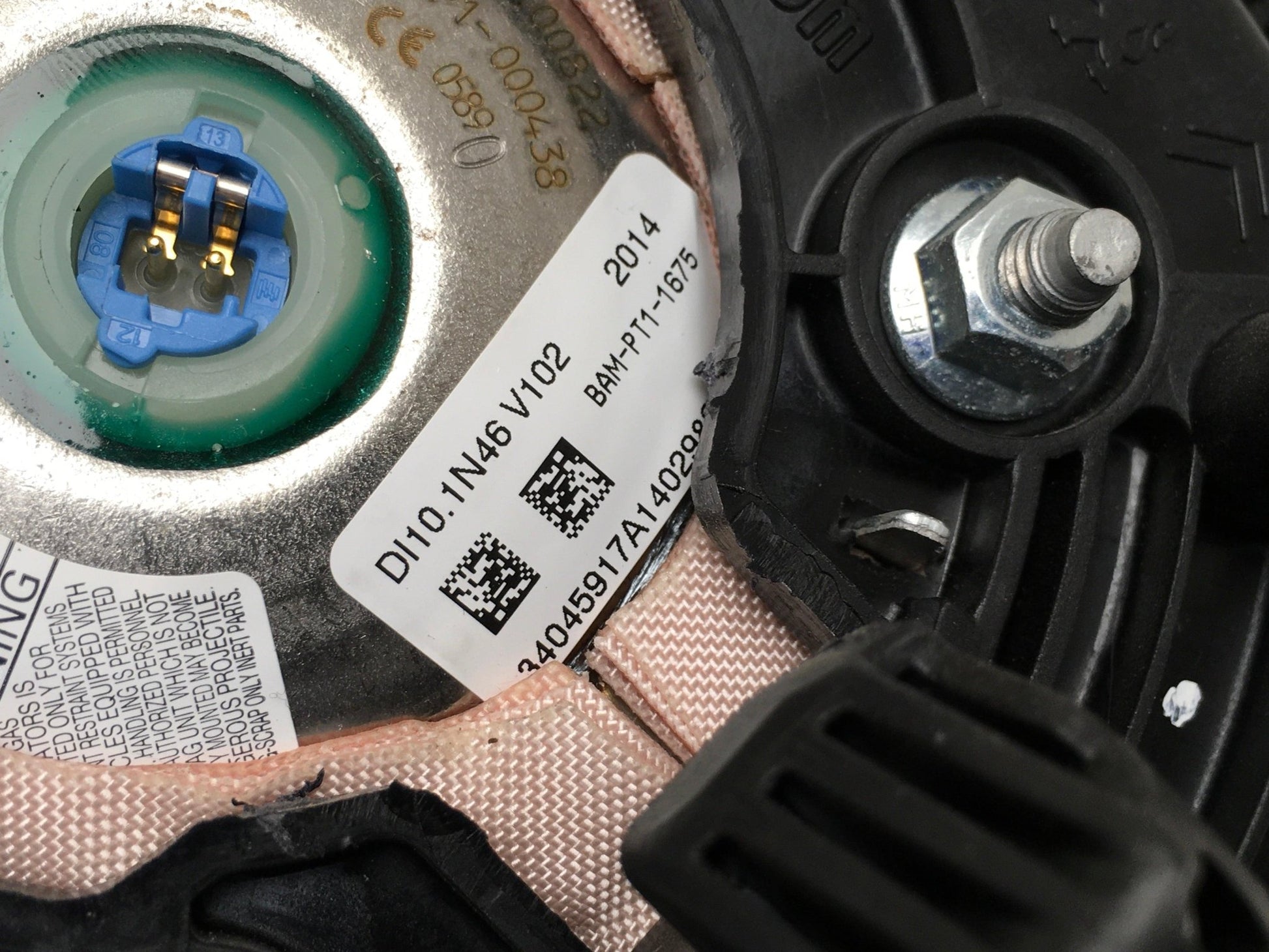 Kit airbag Peugeot 5008 I 3008 I - 98019795