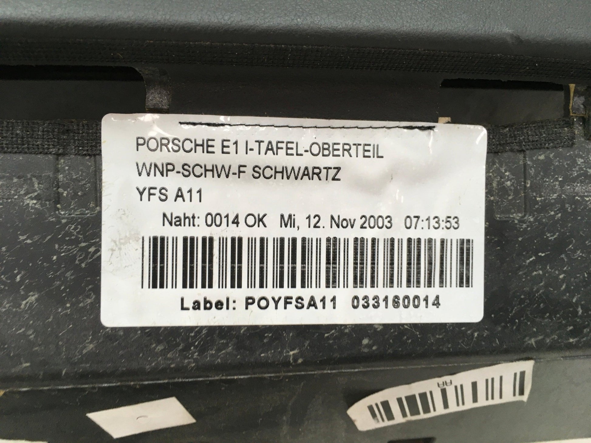 Kit Airbag Porsche Cayenne 9PA - 7L5857091CC