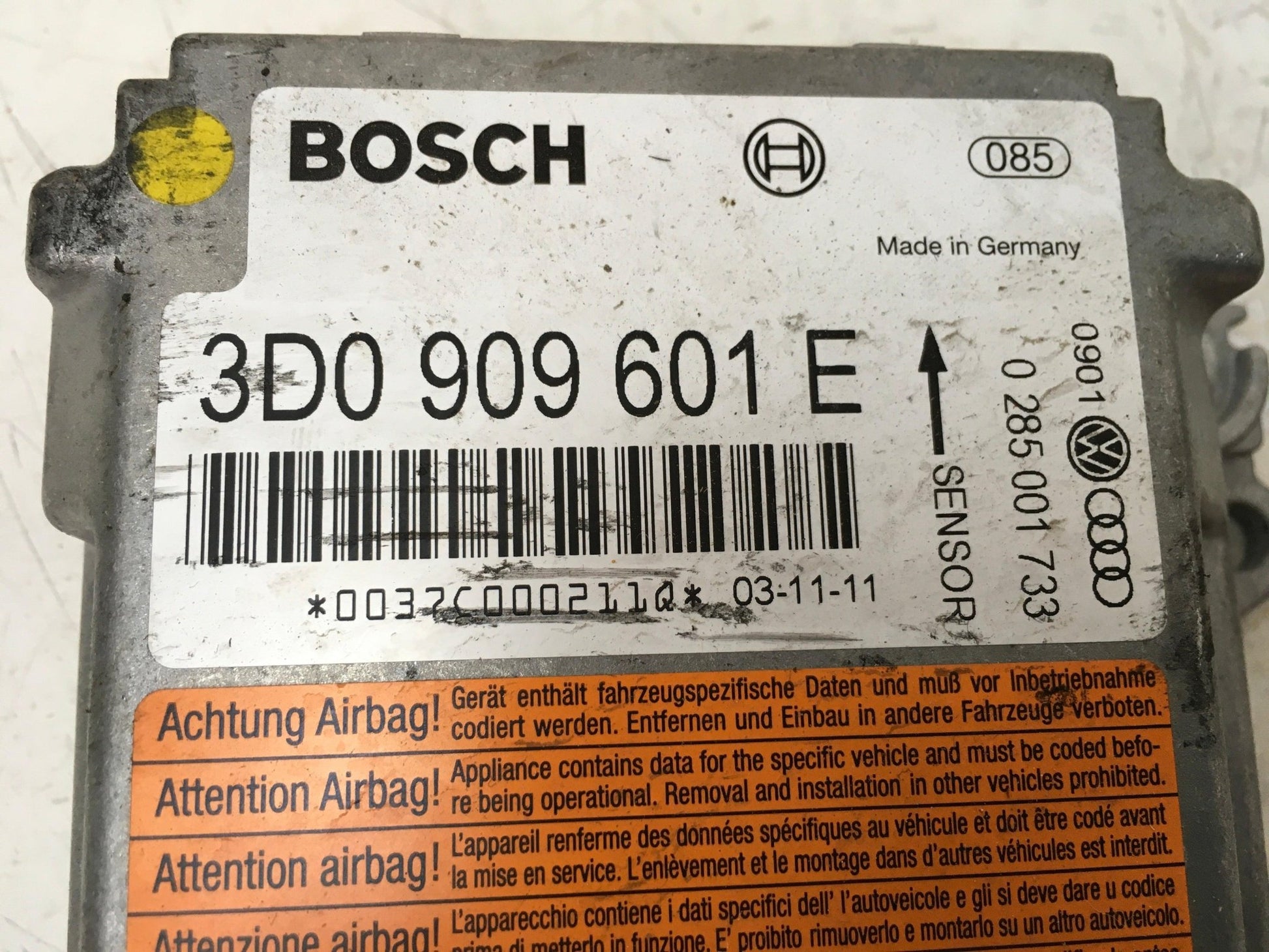 Kit Airbag Porsche Cayenne 9PA - 7L5857091CC