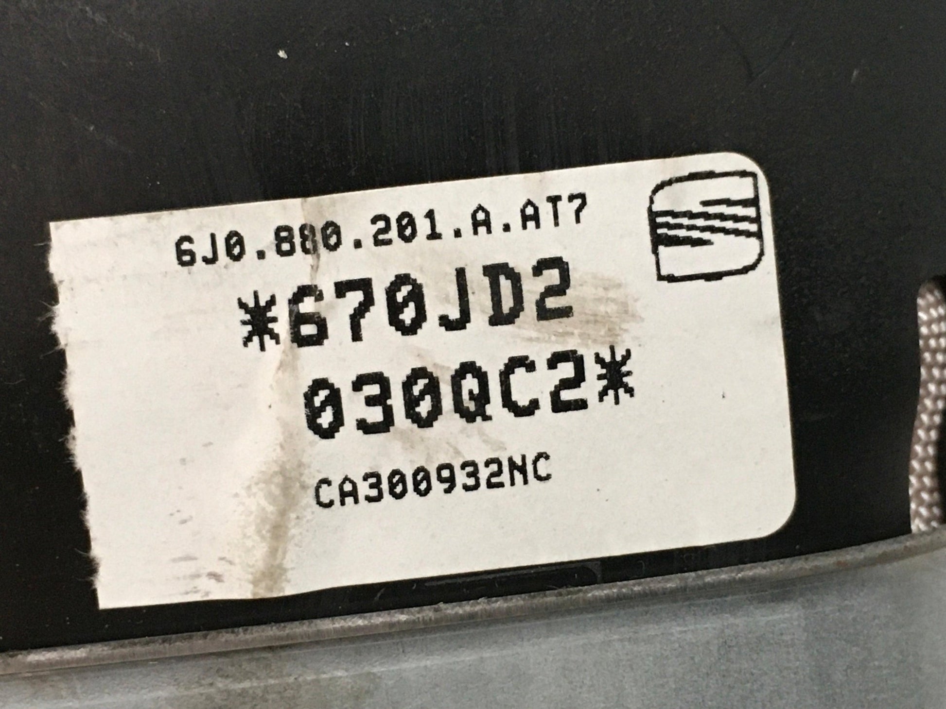 Kit airbag Seat Ibiza IV - 6J1857003B