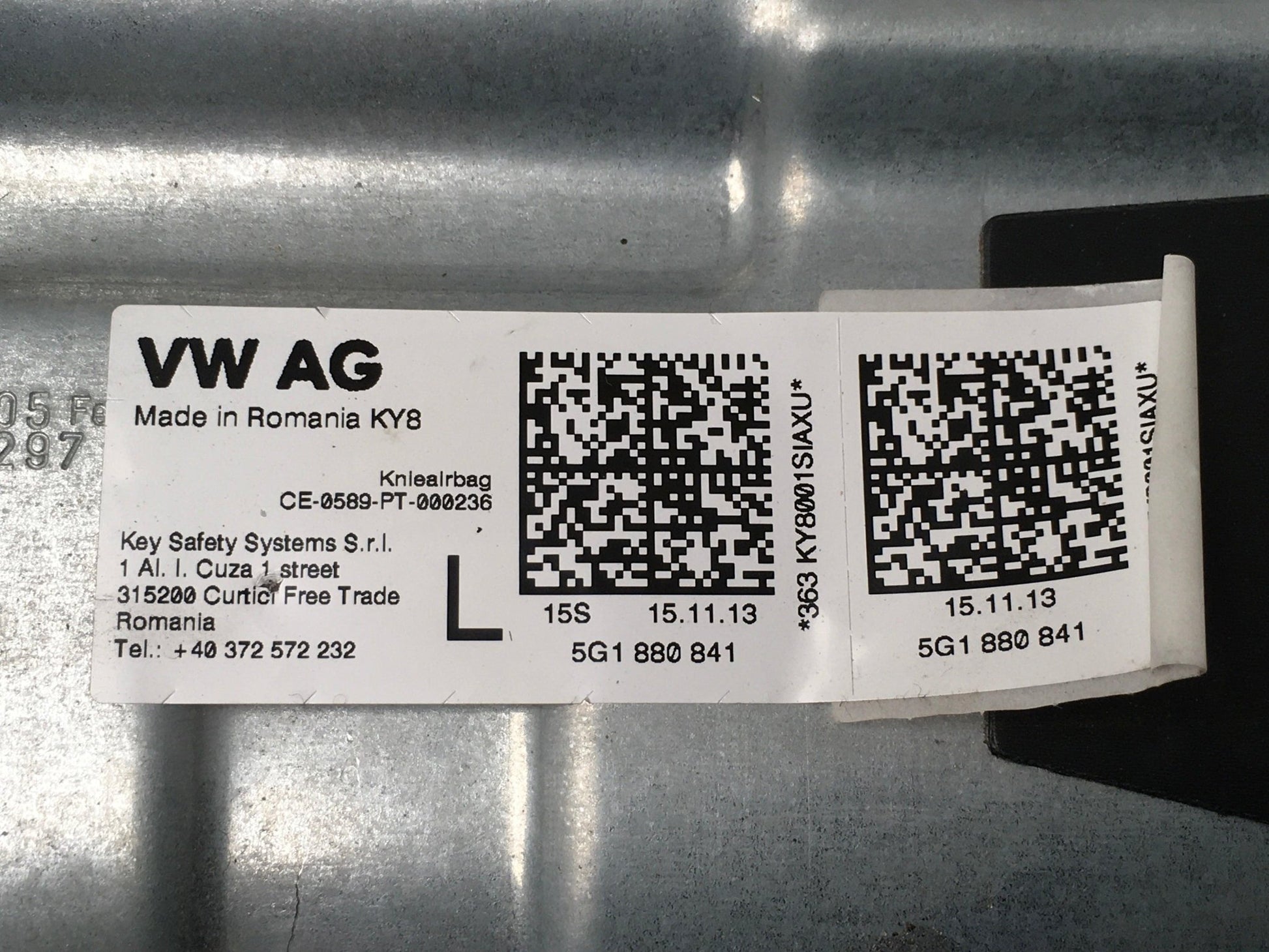 Kit Airbag Seat Leon III 5F - 5F1857003M