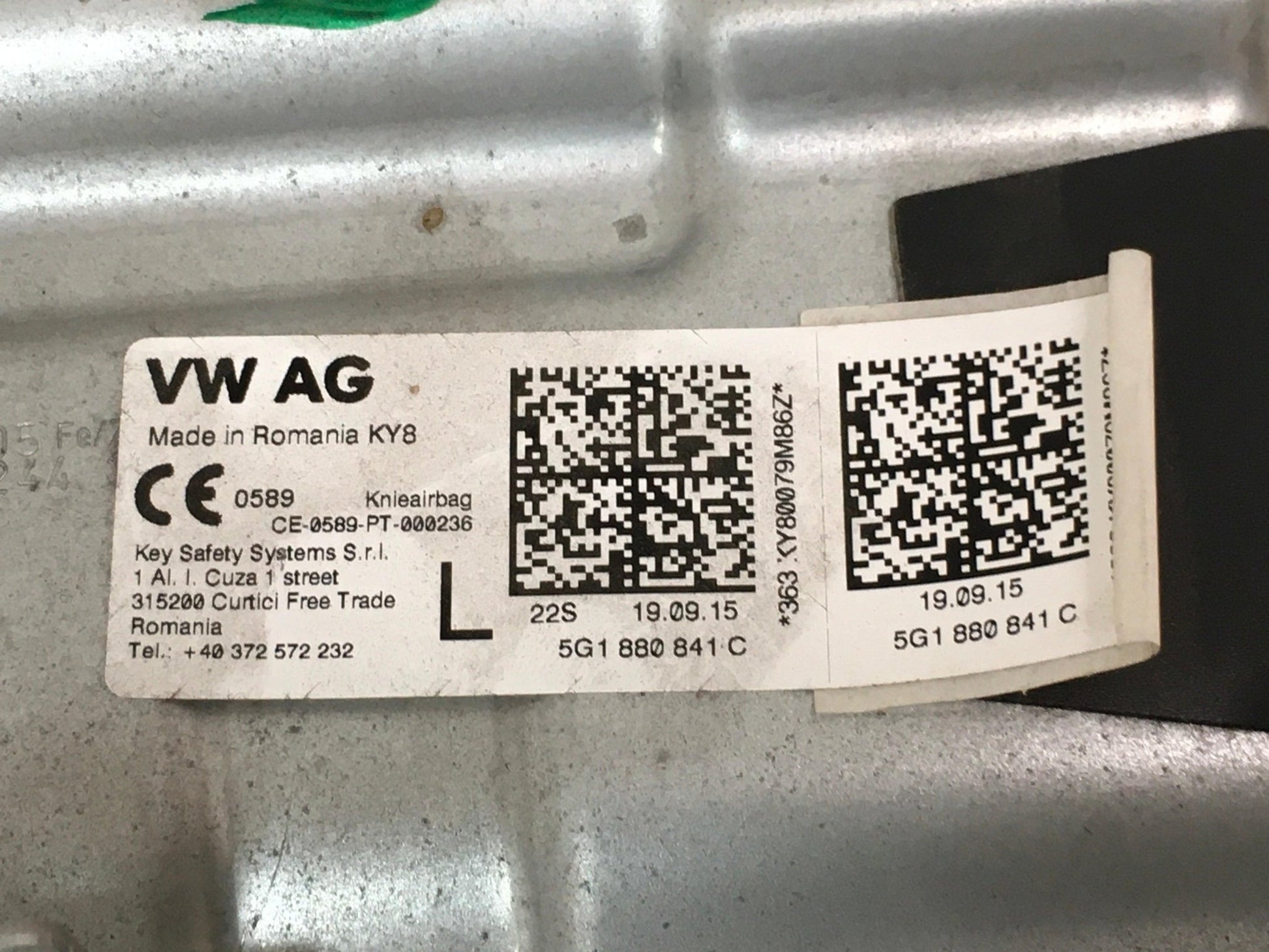 Kit Airbag Seat Leon III 5F - 5F1857003M _