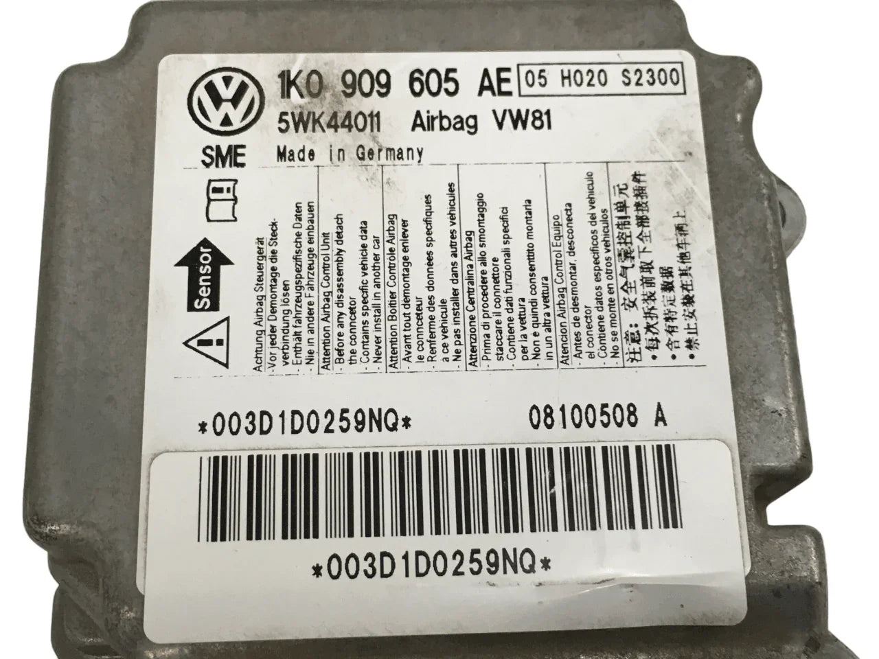 Kit airbag VW Scirocco III