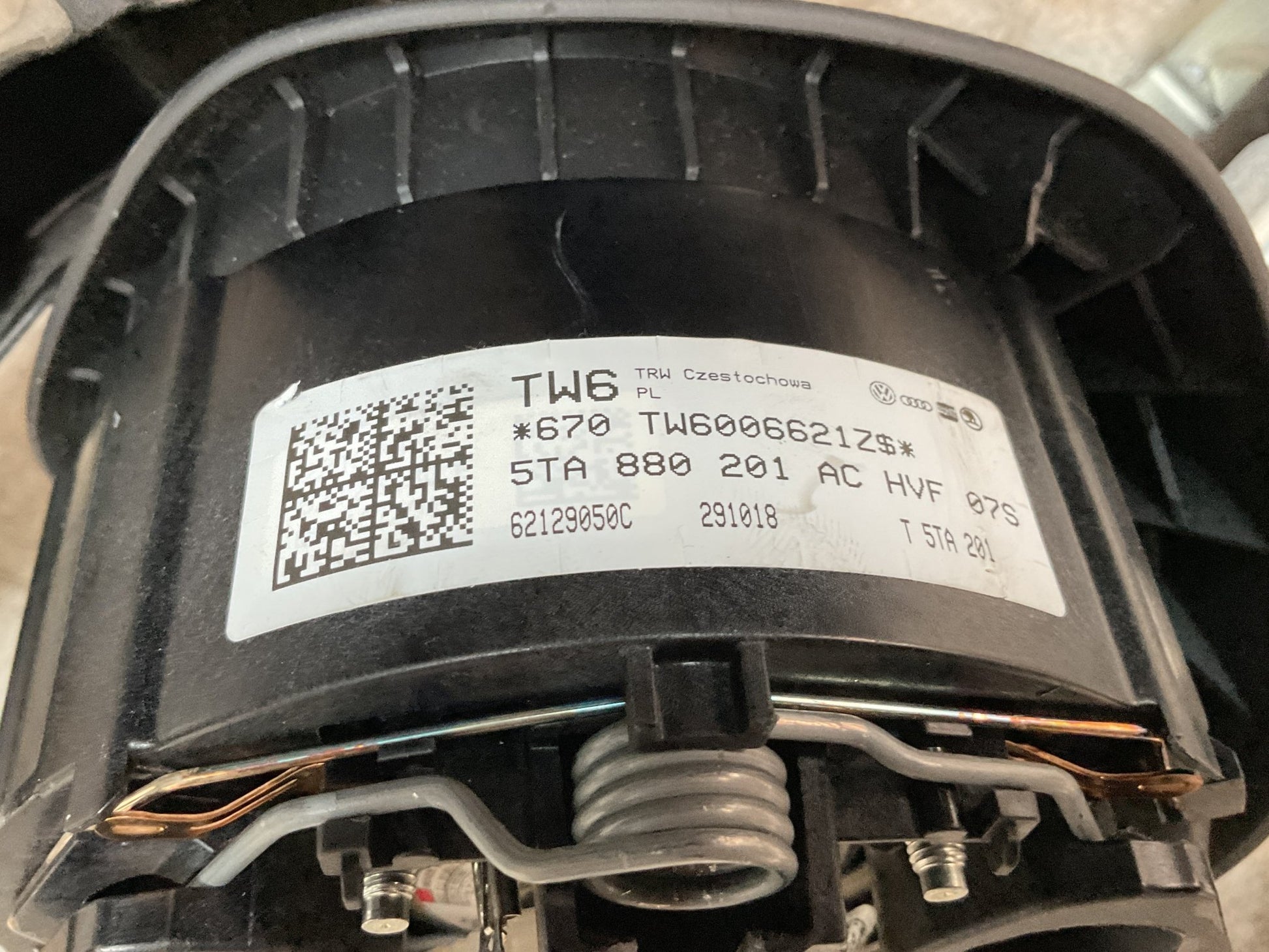 Kit airbag VW Tiguan II 2016 2025 - 