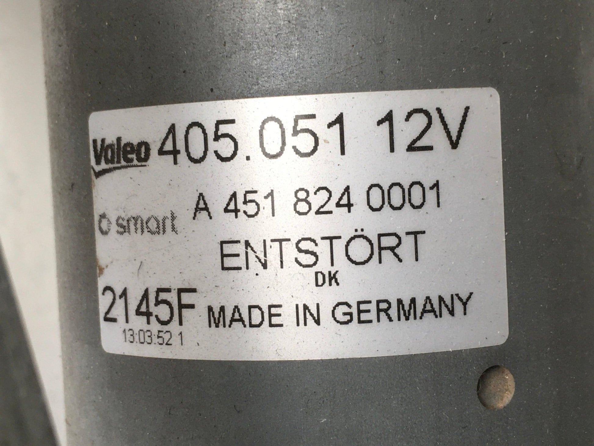 Limpiaparabrisas Smart Fortwo W451 - A4518240001