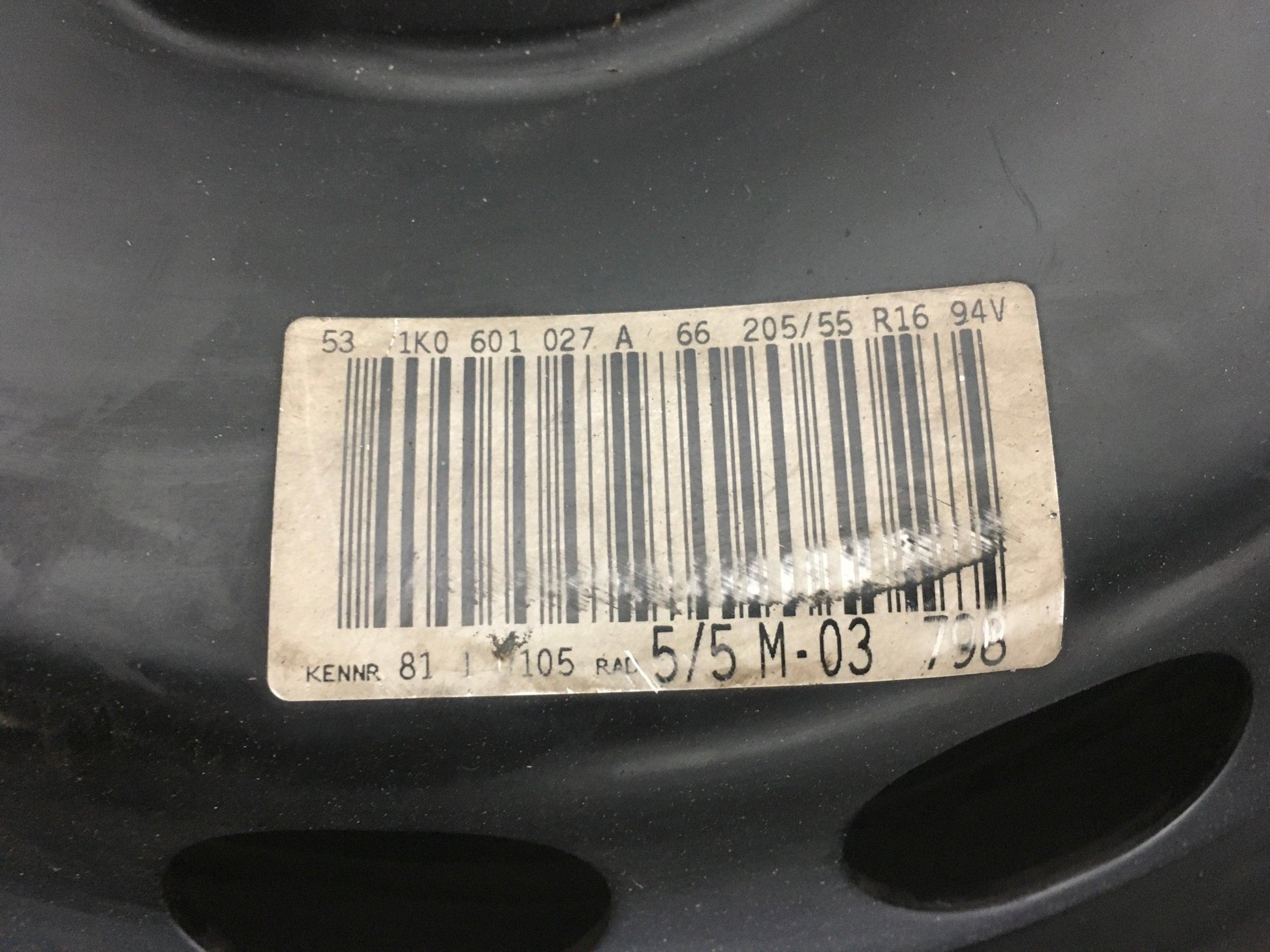 LLanta Repuesto 1K0601027A - 1K0601027A