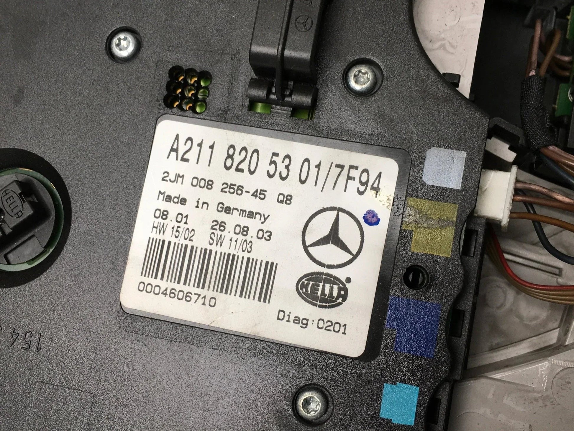 Luz interior Mercedes E W211