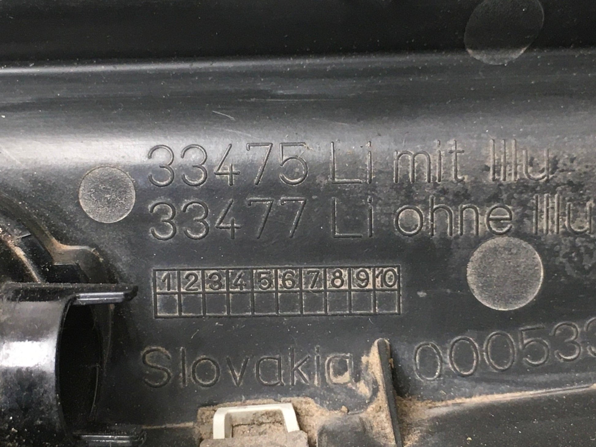 Luz retrovisor izquierdo VW Touareg - E1010714