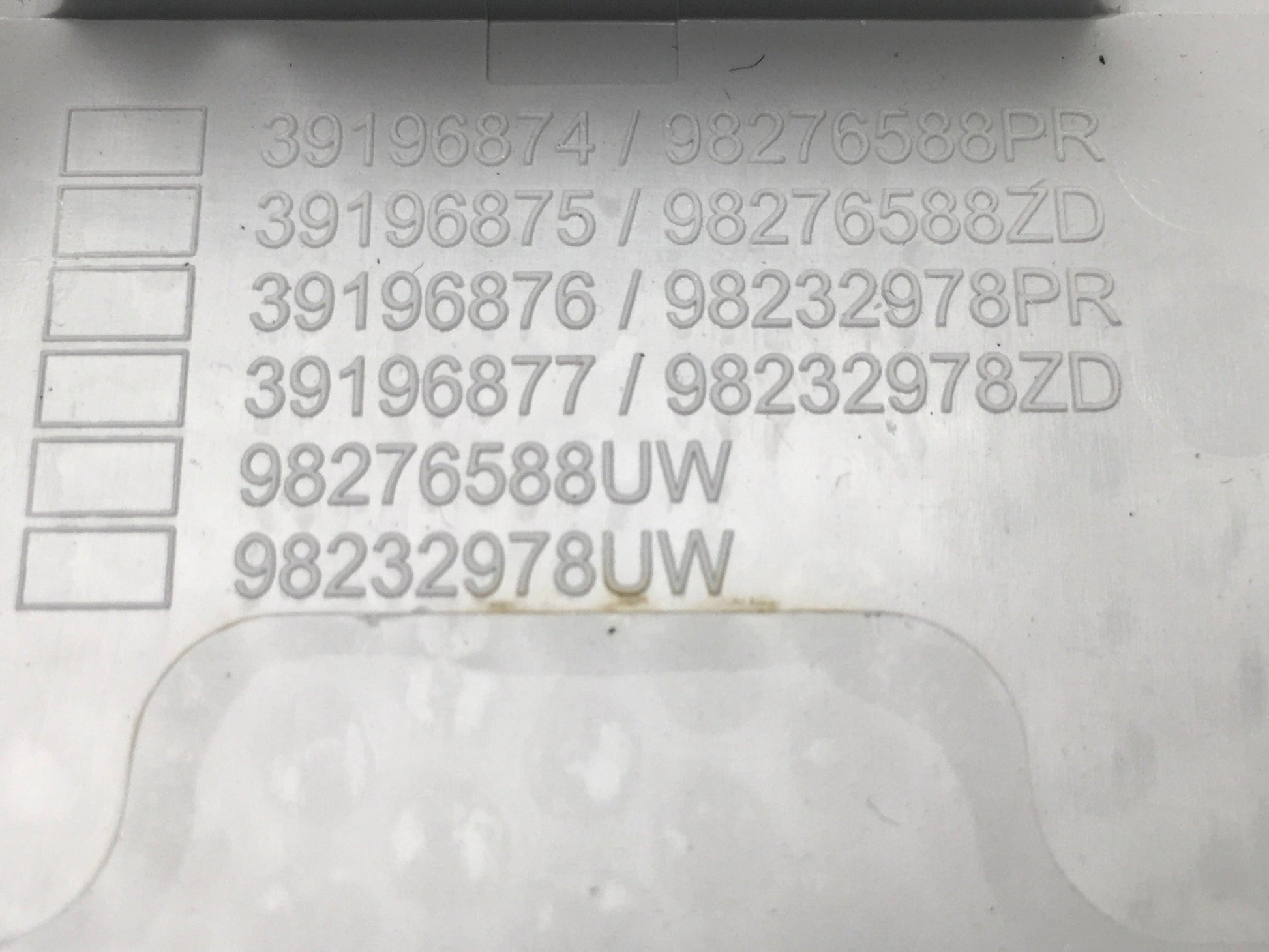 Luz Techo interior PSA 98276588PR - 98276588PR