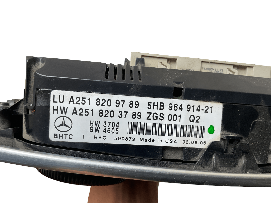 Mando Climatización Mercedes (W164) 05-09 - A2518209789