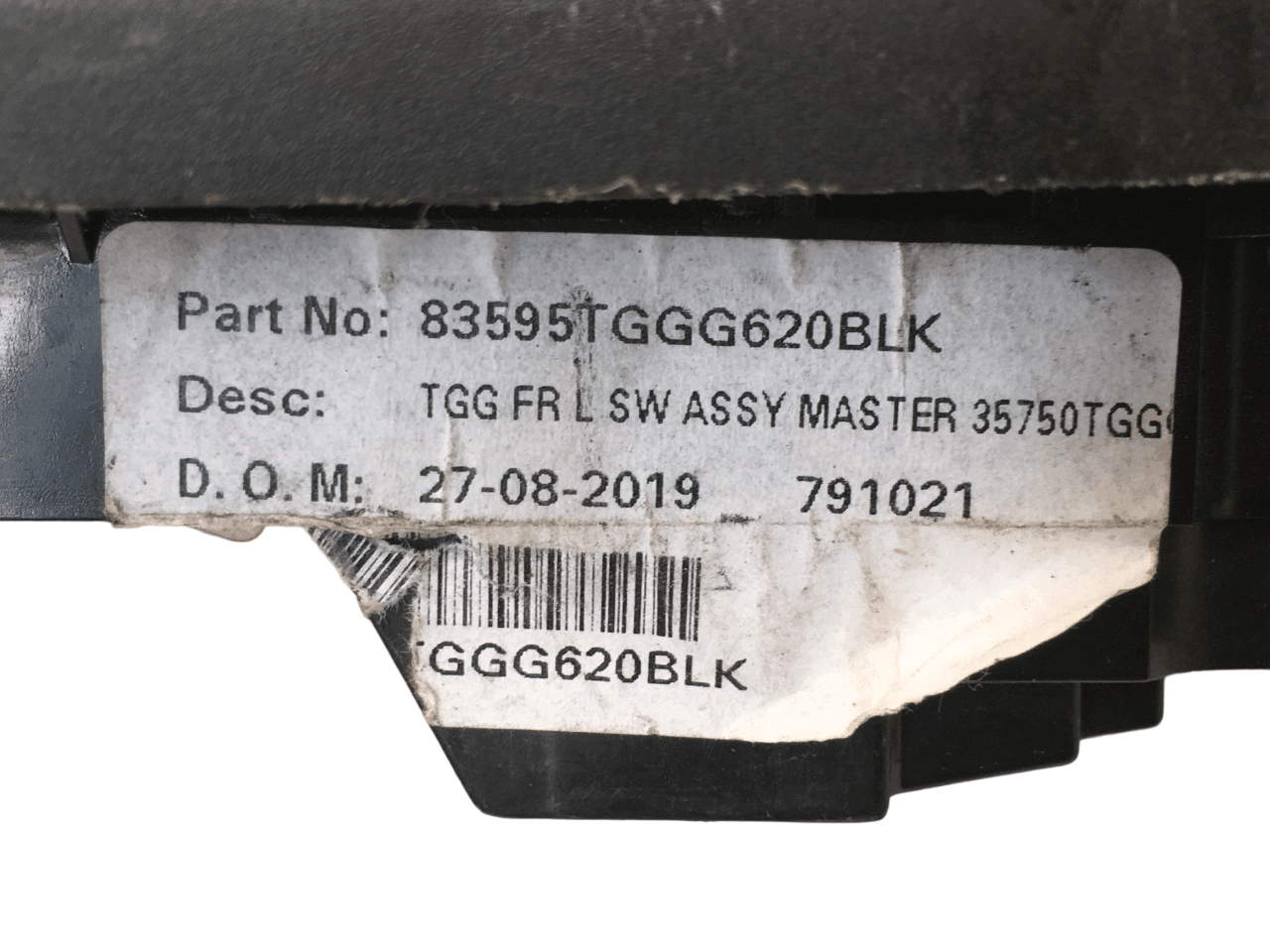 Mando elevalunas Honda Civic 10 - 35750TGGA01