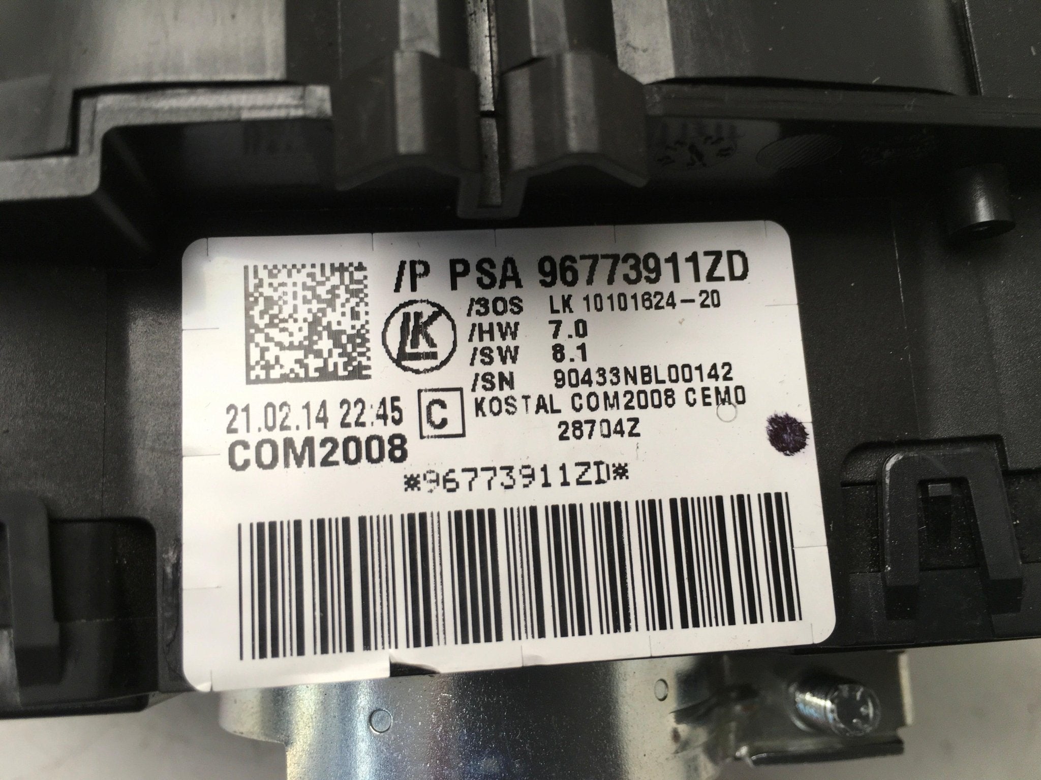 Mando multifuncion Peugeot 5008 3008 - 96773911ZD