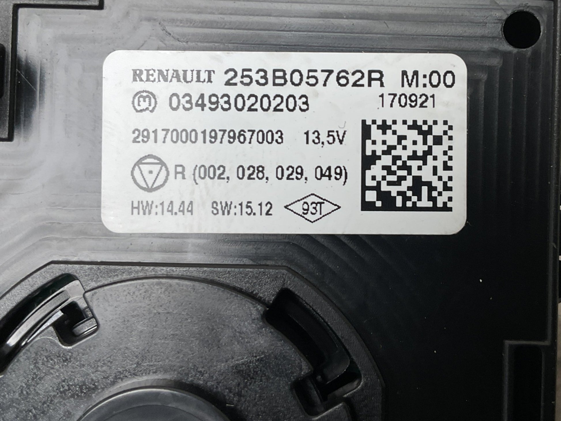 Mando Multifuncion Renault 253B05762R - 253B05762R