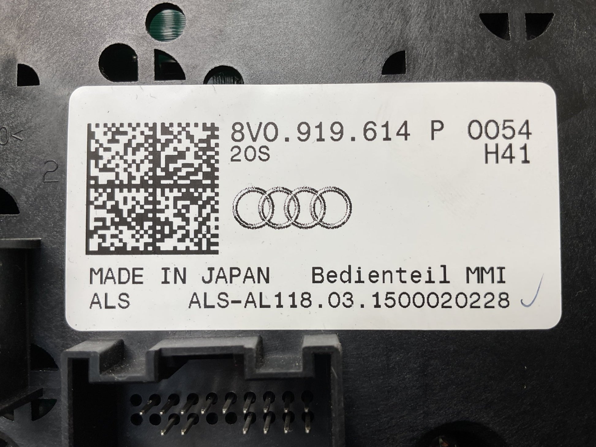 Mando Multimedia Audi A3 8V 2012 - 2020 - 8V0919614P