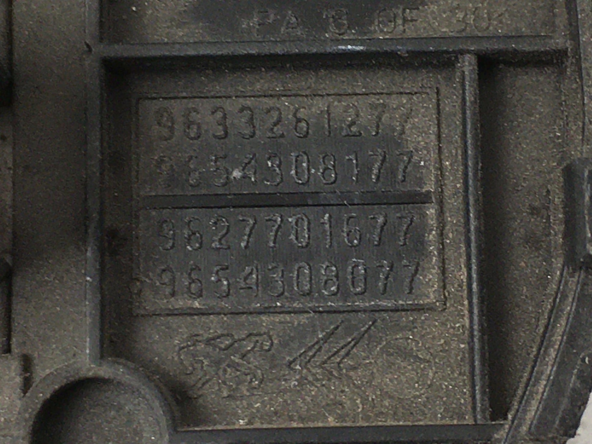 Mando suspension Citroen C5 9633261277 - 9633261277