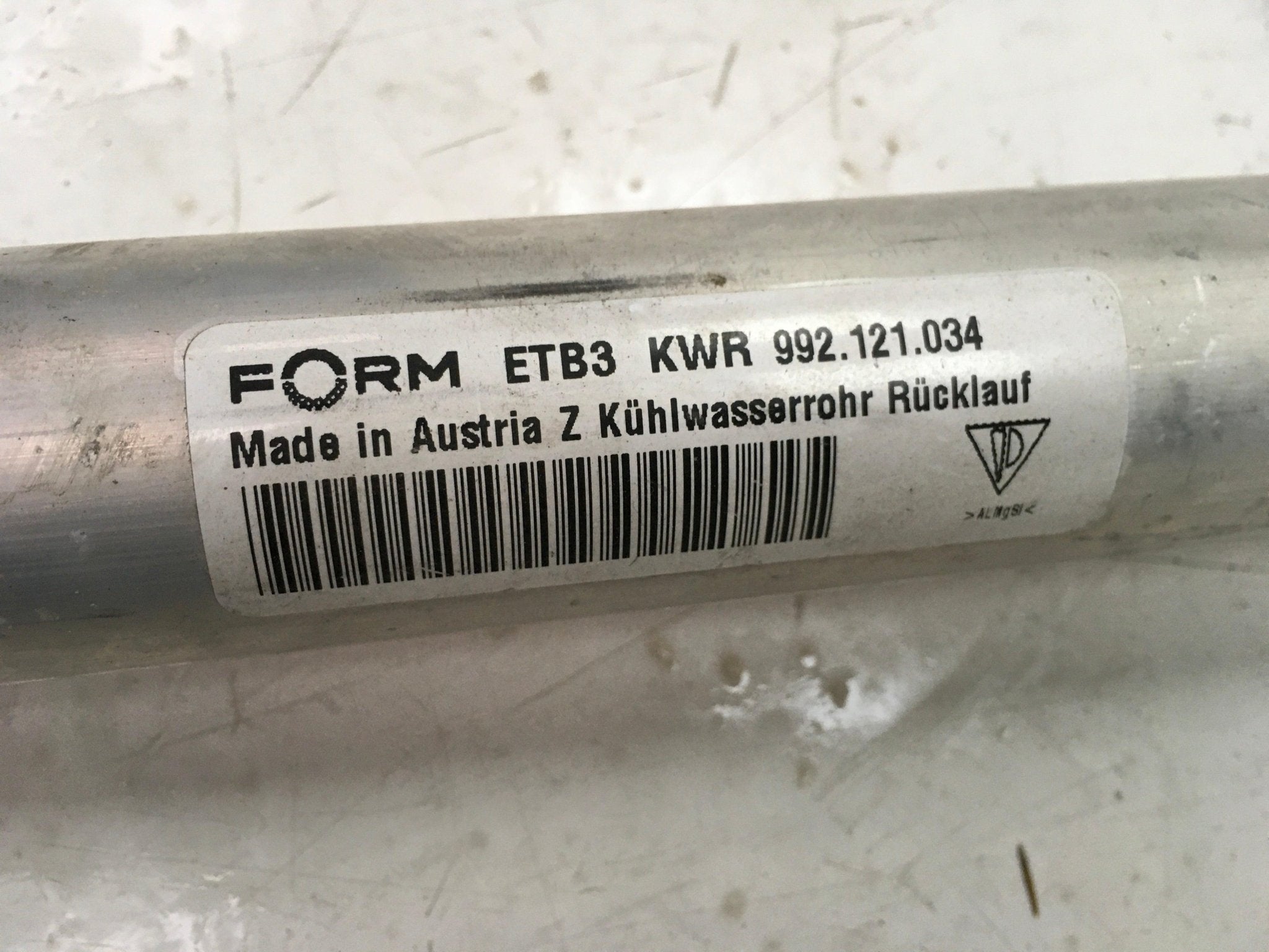 Mangueras refrigerantes Porsche 992 - 992121034