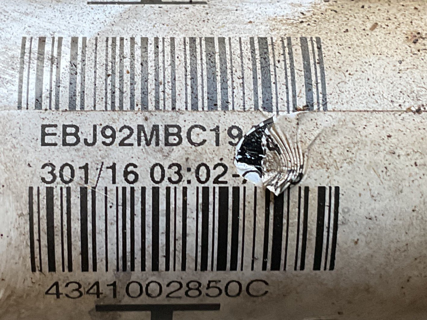 Mangueta del dcha Toyota Auris 12 - 18 - EBJ92MBC194