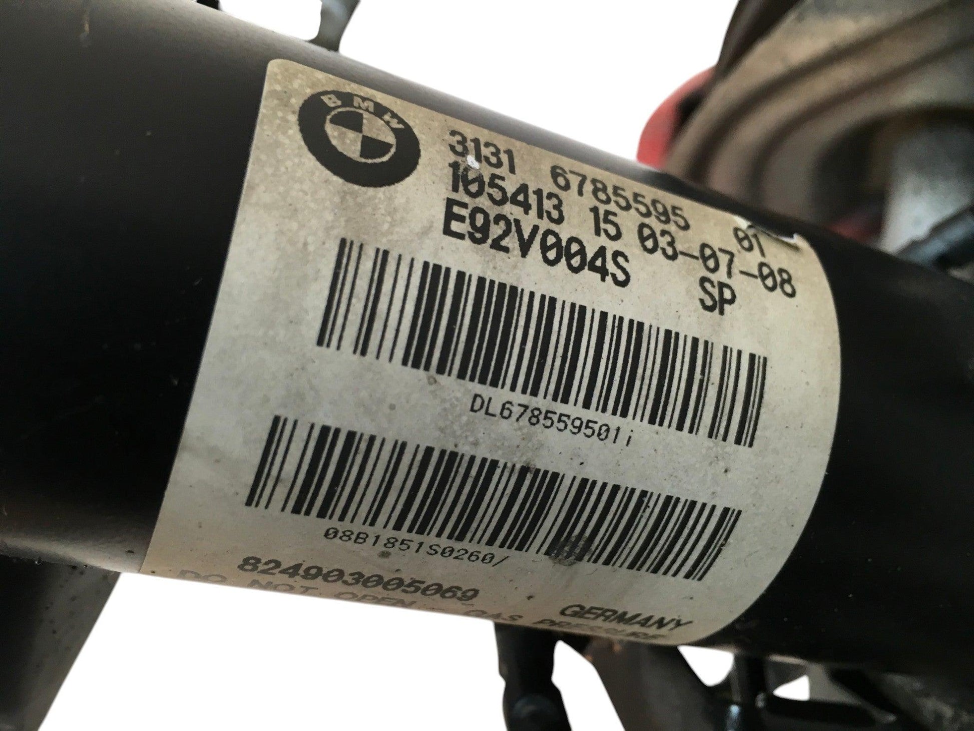 Mangueta del izq BMW E92 - 31216764443 _