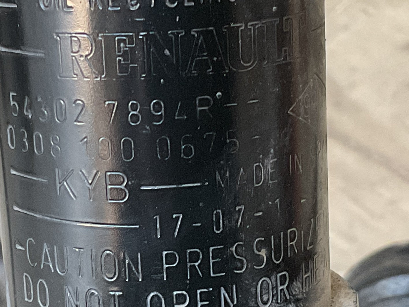 Mangueta del izq Renault Espace 15 - 23 - 543027894R