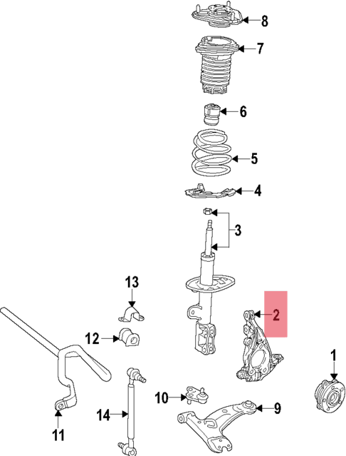 Mangueta derecha Toyota CHR X10 - 43211F4010