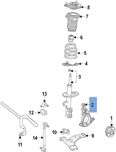 Mangueta izquierda Toyota CHR X10 - 43212F4010