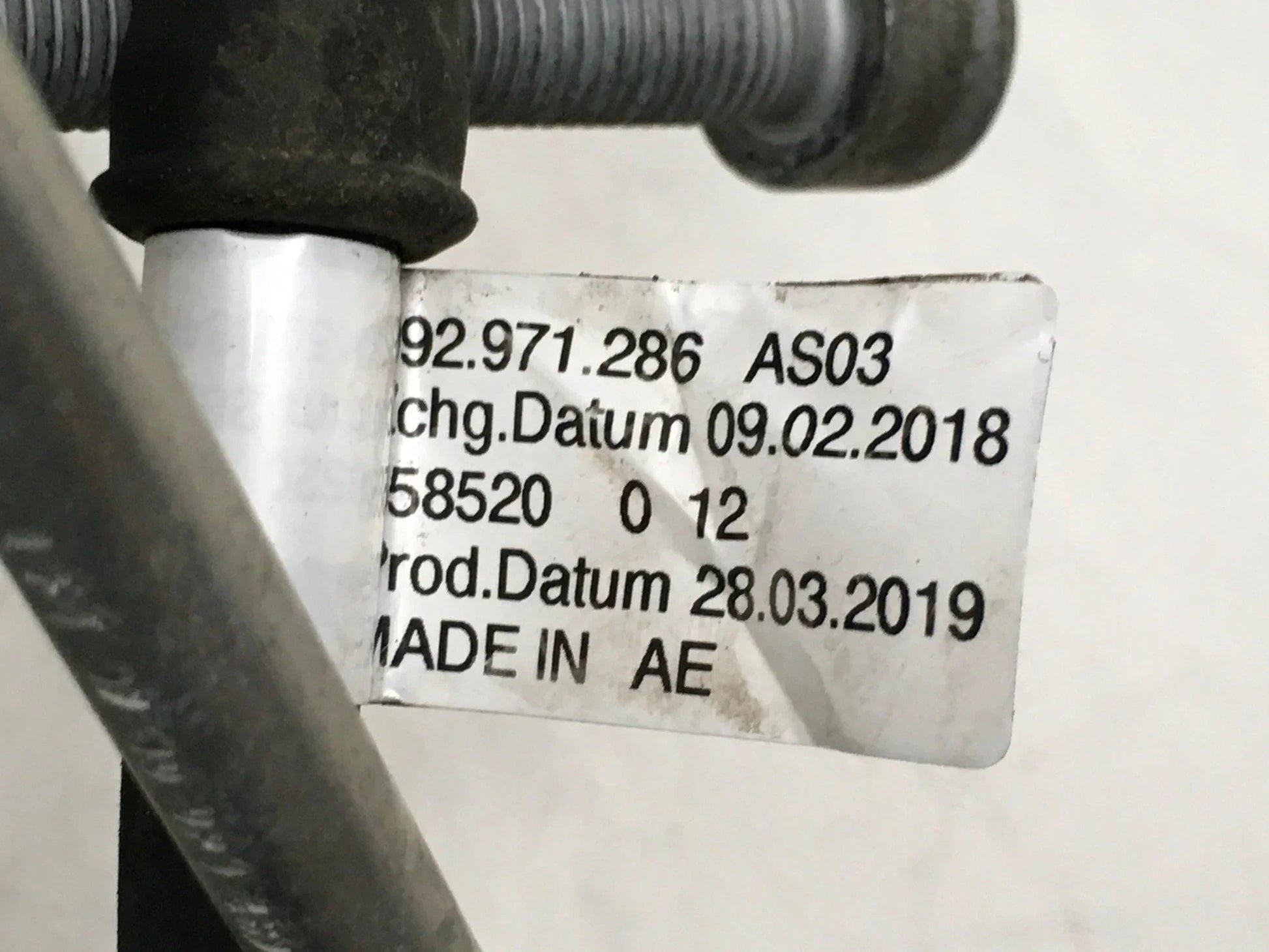 Mangueta trasera derecha Porsche 911 992 4S