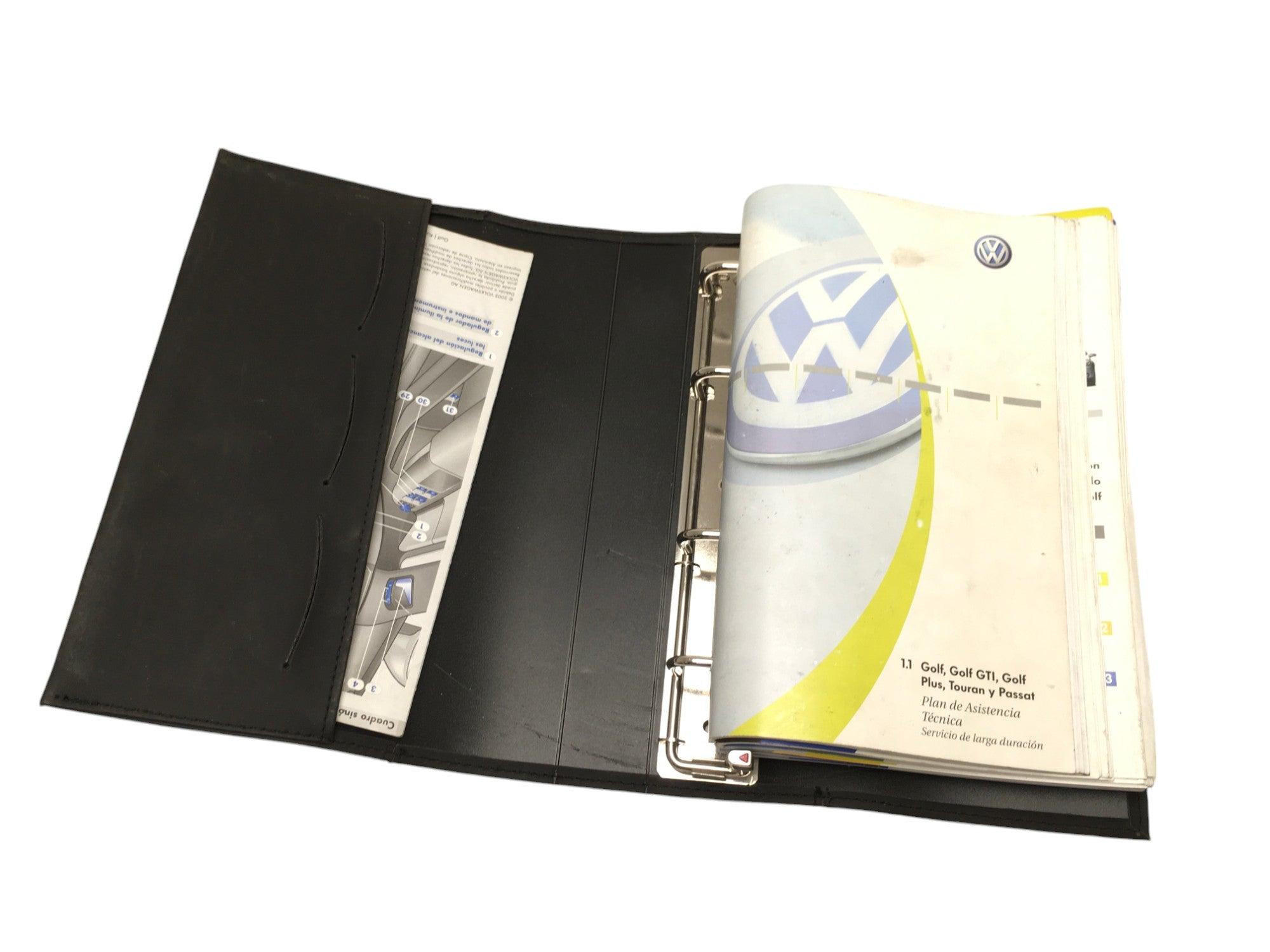 Manual propietario VW Golf / GTI Plus / Touran / Passat - 