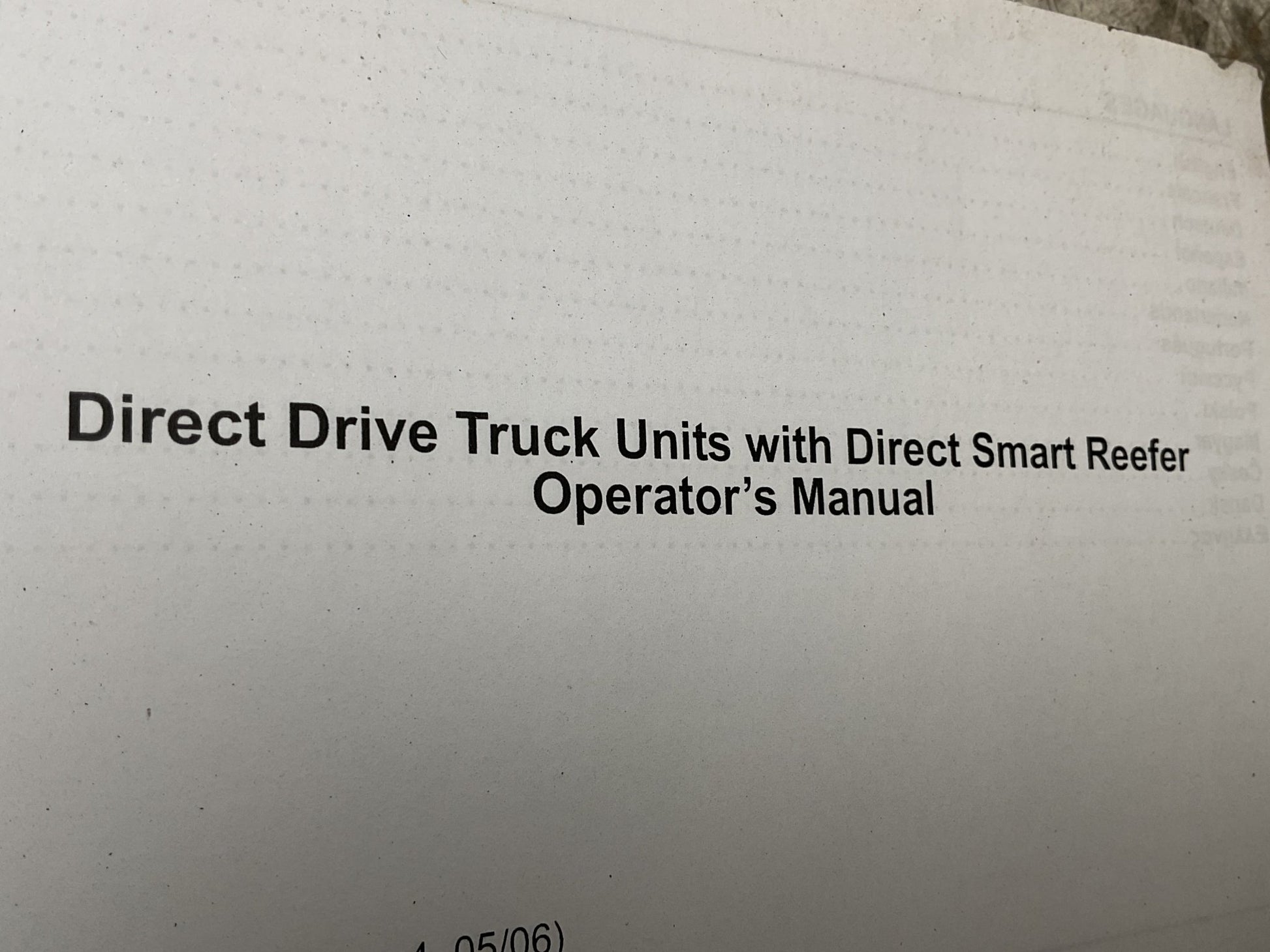 Manual Usuario Control Ingersoll Rand Camion - 51916-ML-18-OP