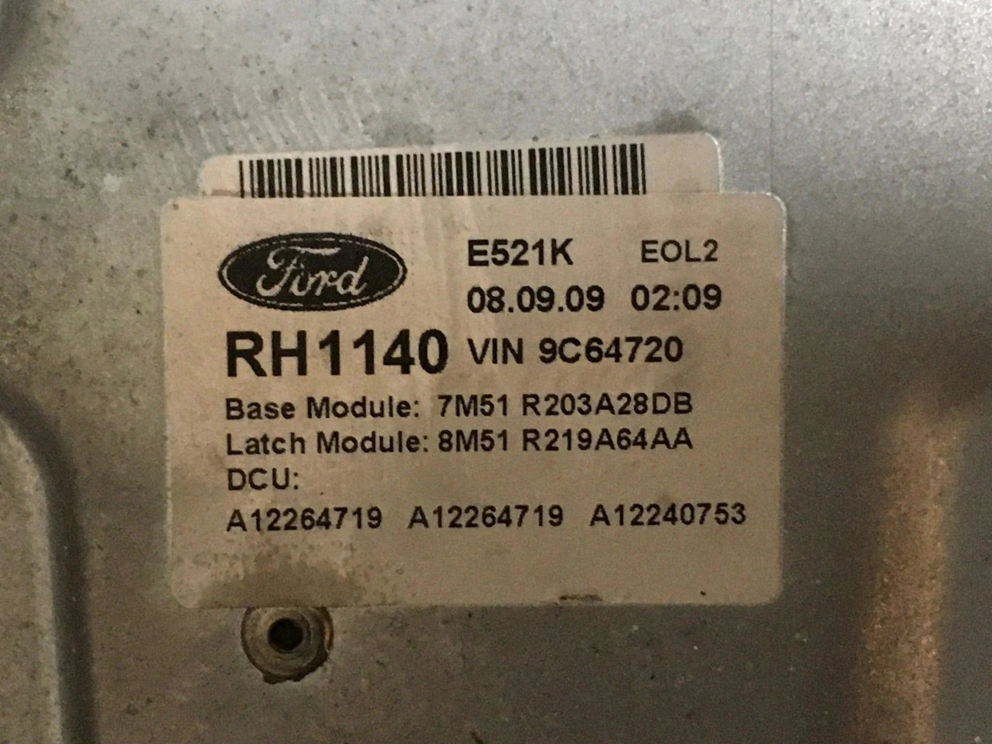 Mecanismo elevalunas del dcha Ford