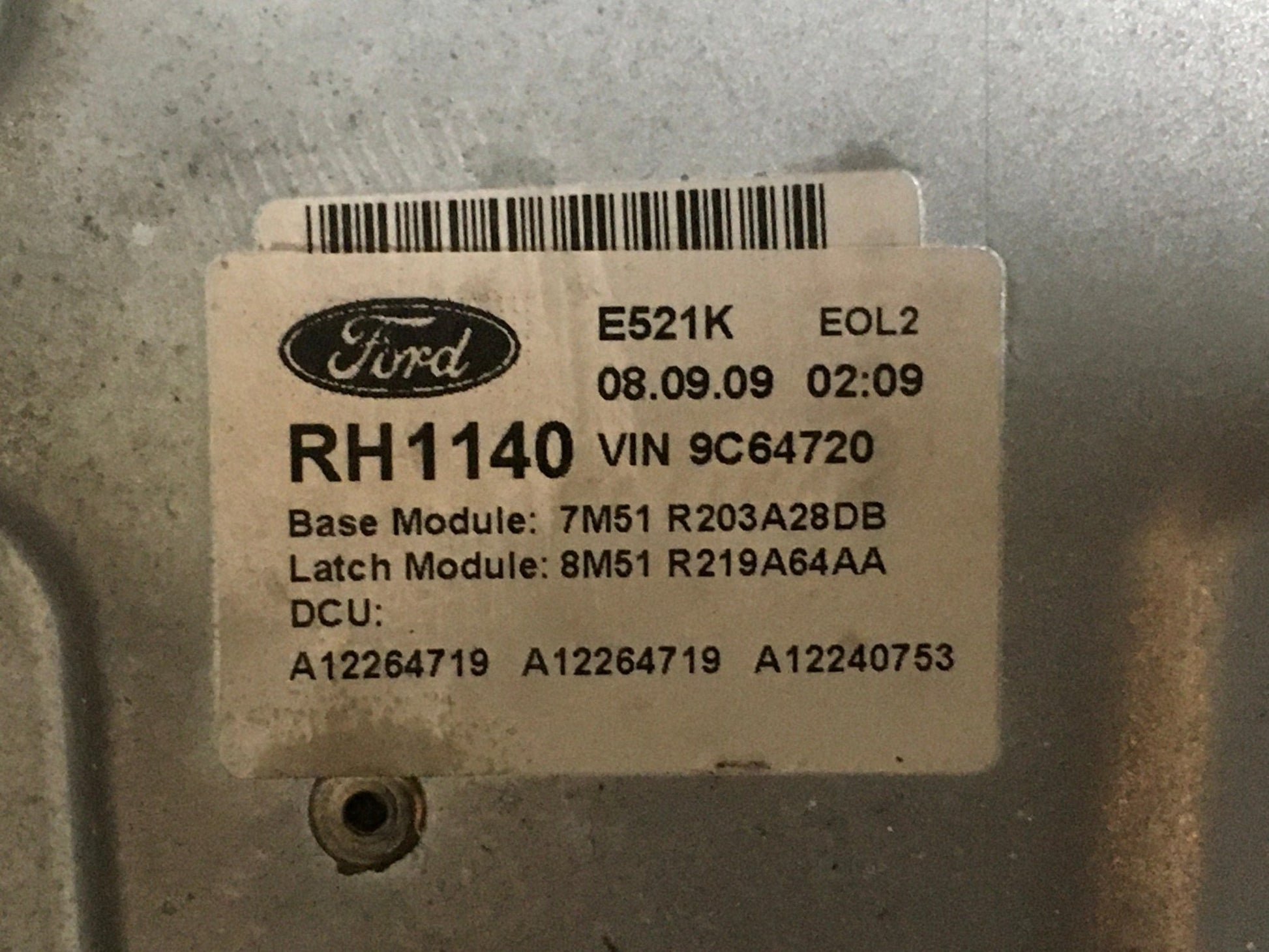 Mecanismo elevalunas del dcha Ford - 7M51R203A28DB