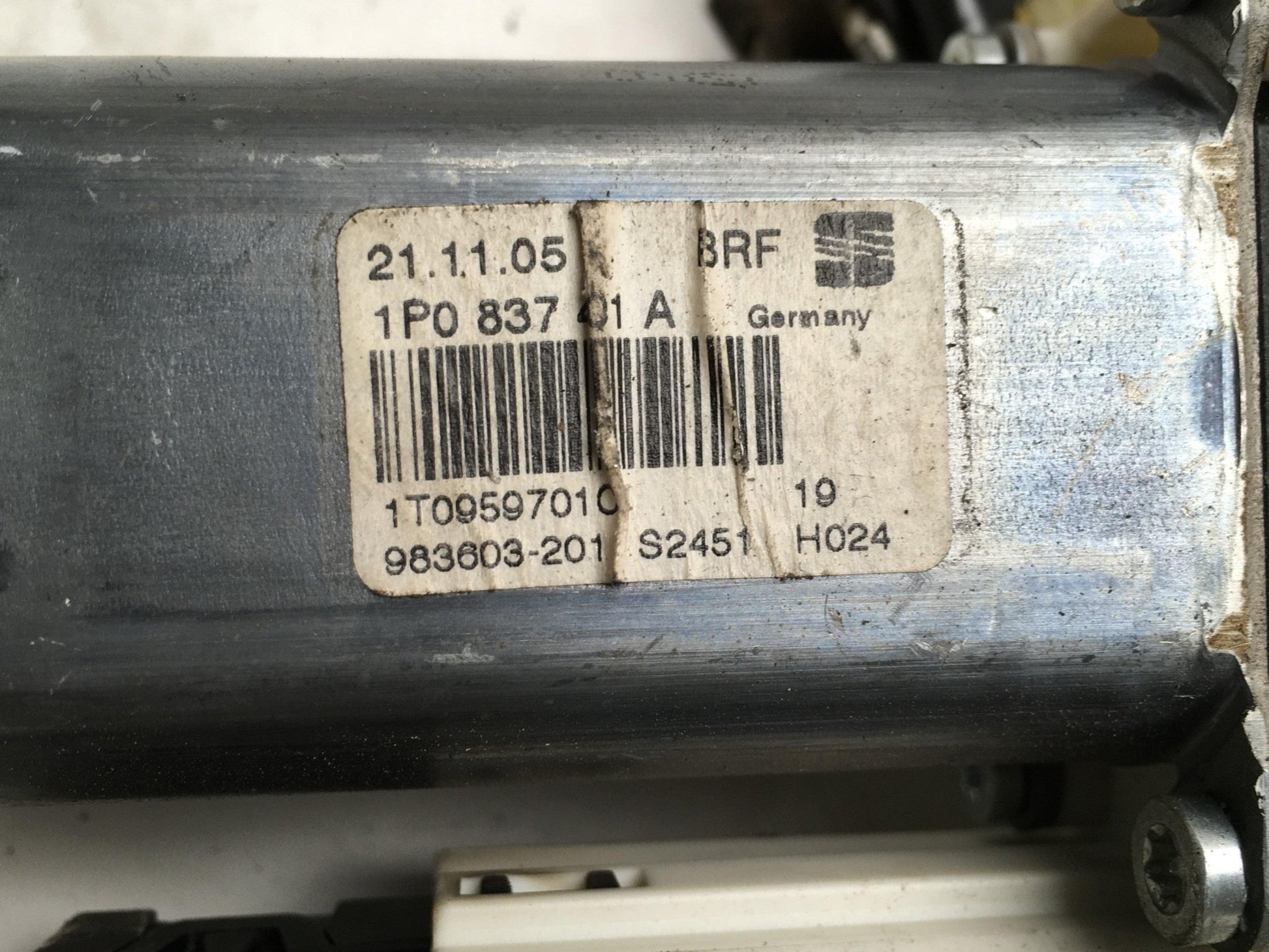 Mecanismo elevalunas del izq Seat Leon II - 1P0837401A