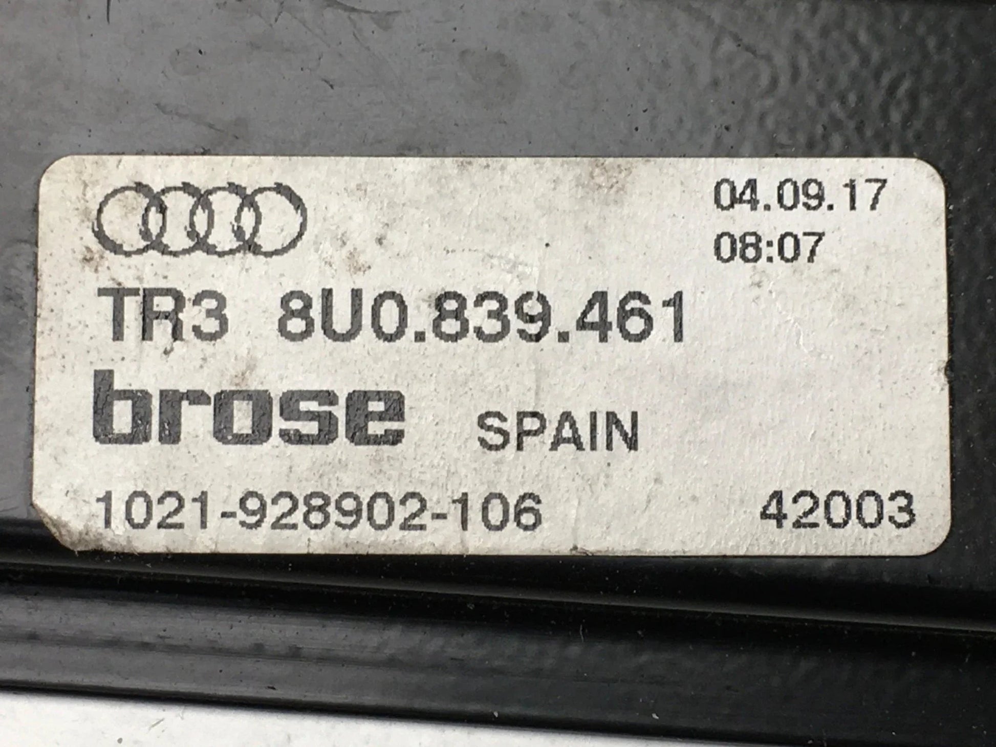 Mecanismo elevalunas tra izq Audi Q3 8U