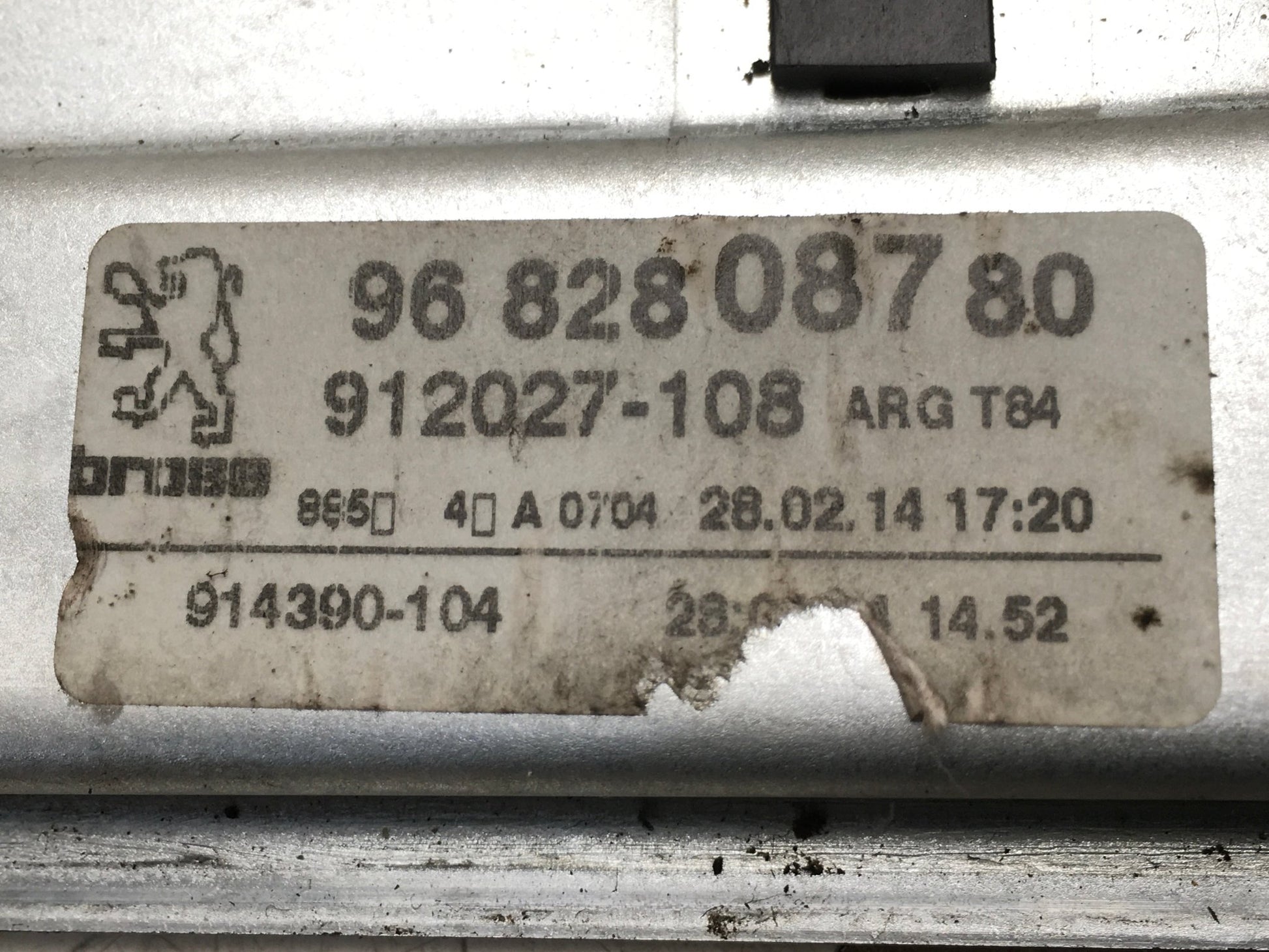 Mecanismo Elevalunas tra izq Peugeot 5008 3008 I - 9682808780