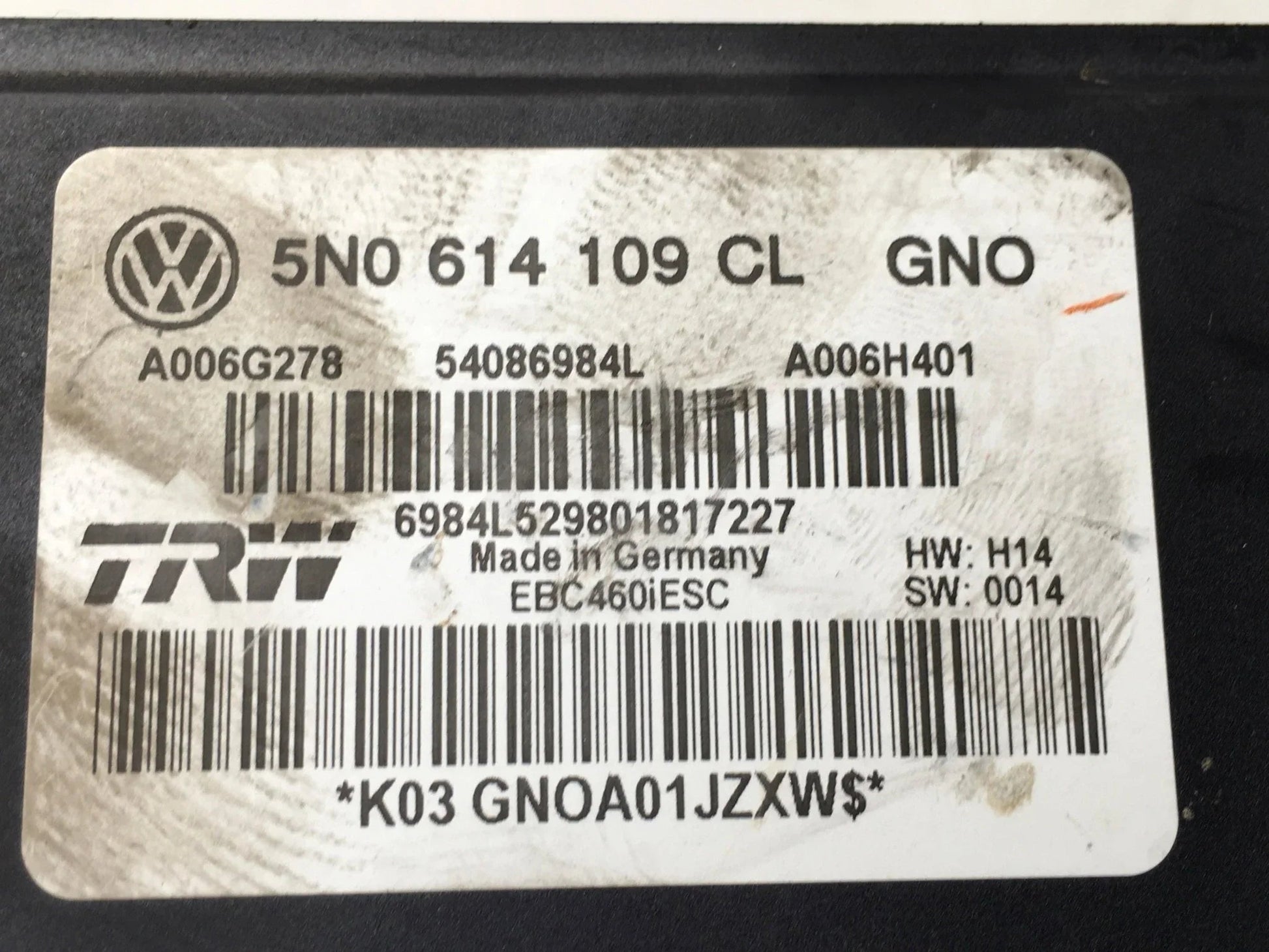 Modulo ABS Audi 5N0614109CL