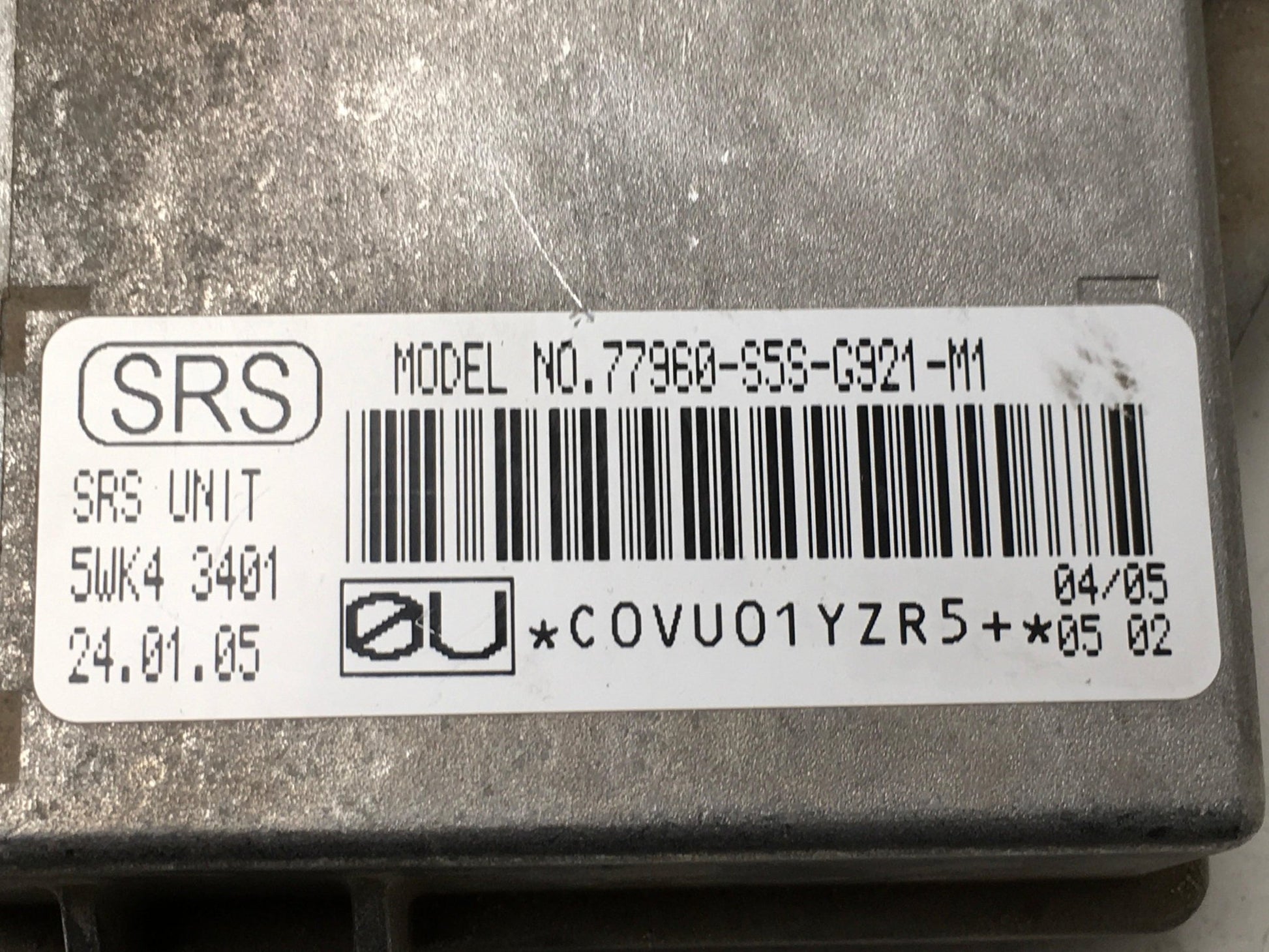 Modulo Airbag Honda Civic VII - 77960S5SG921M1