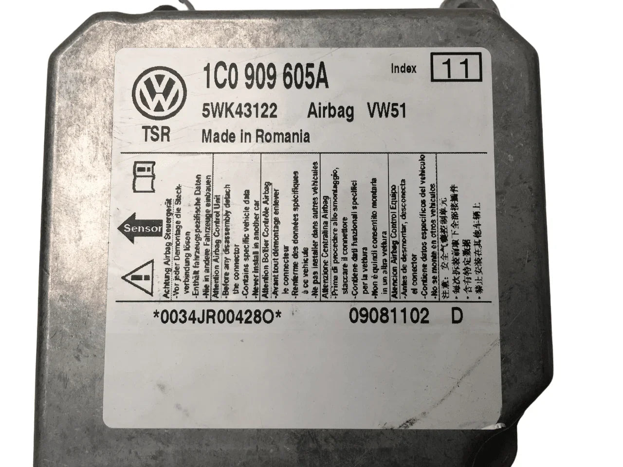 Modulo airbag VW 1C0909605A