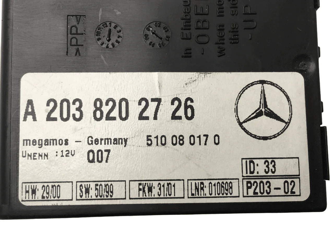 Modulo alarma Mercedes C w203