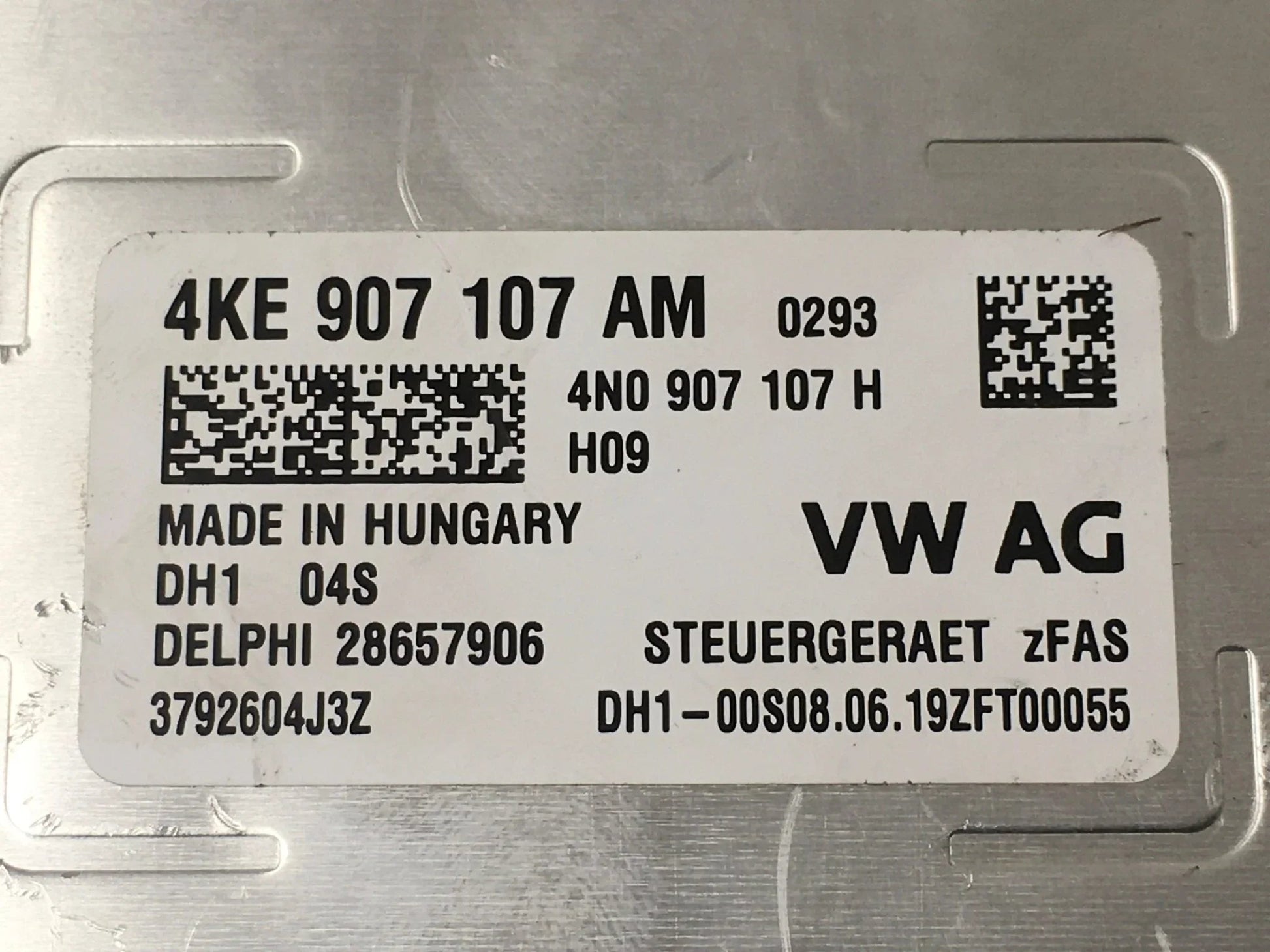 Modulo asistencia Audi 4KE907107AM