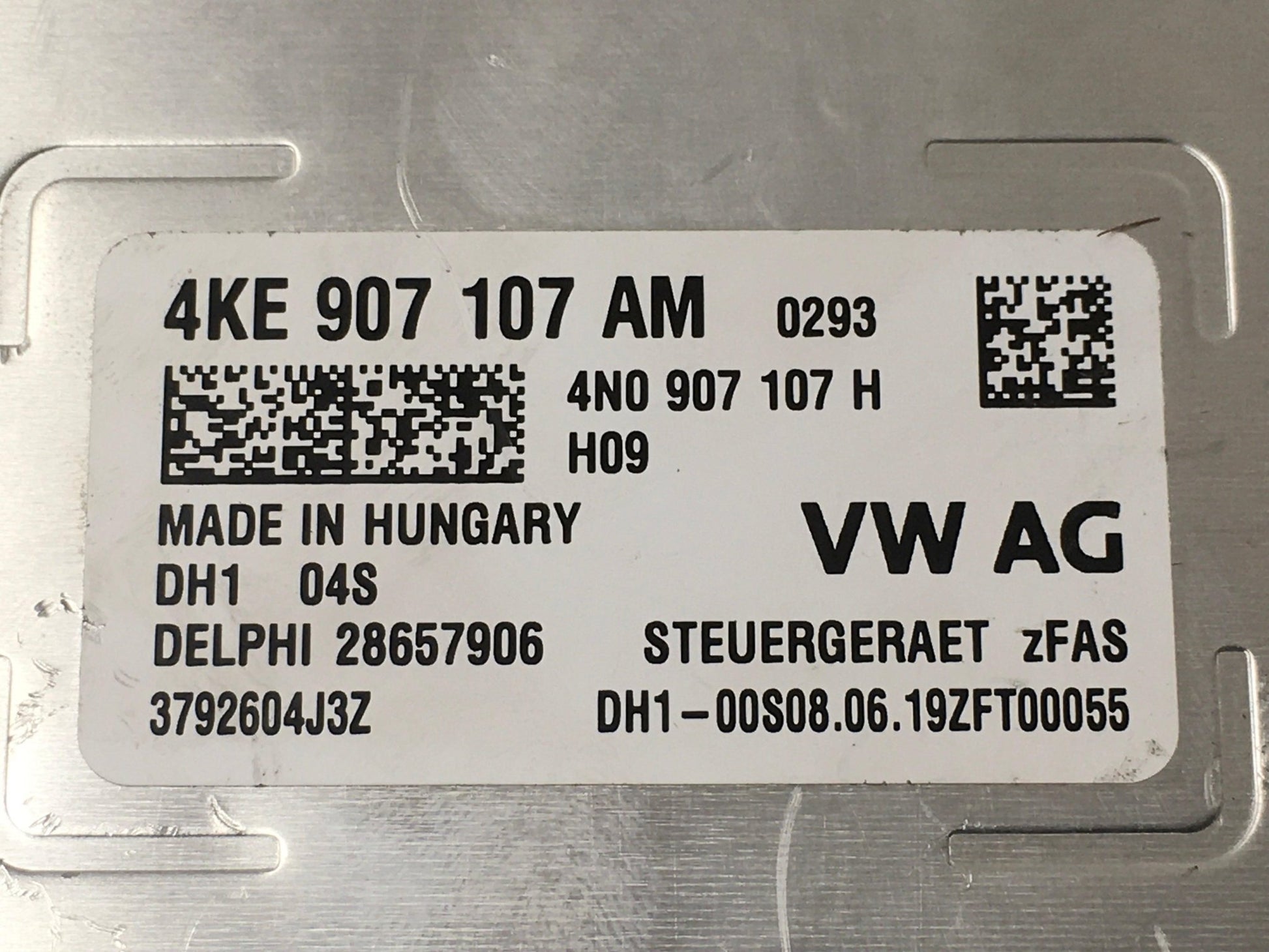 Modulo asistencia Audi 4KE907107AM - 4KE907107AM