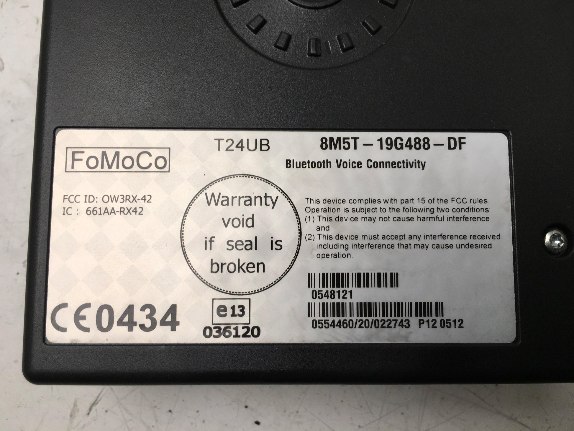 Modulo Bluetooth Ford Focus II - 8M5T19G488DF