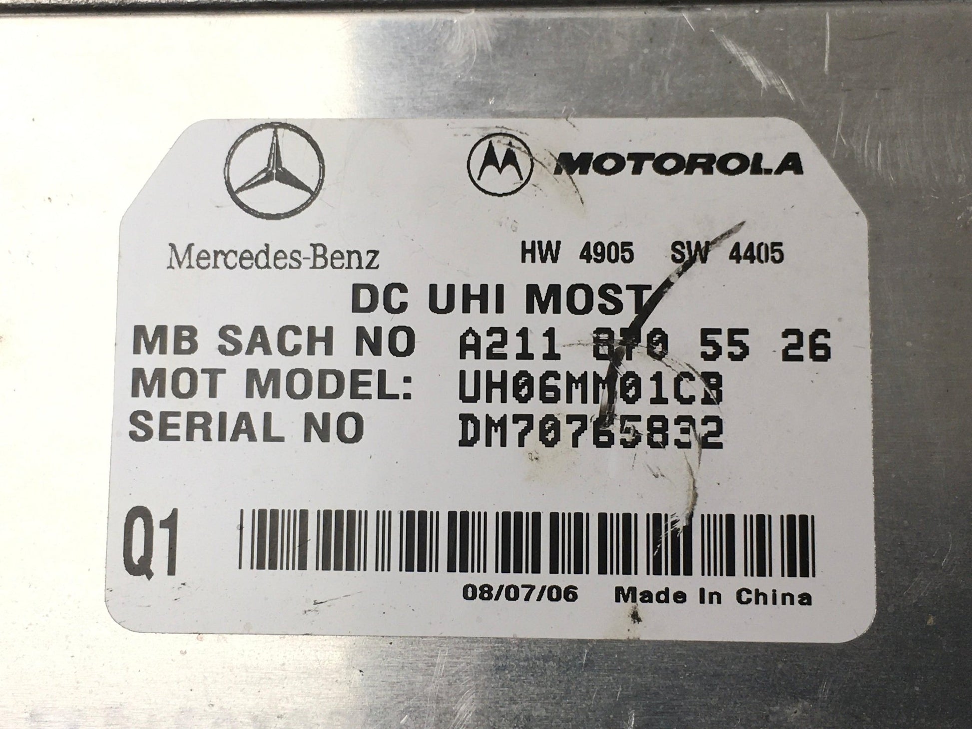 Modulo Bluetooth Mercedes W211 - A2118705526
