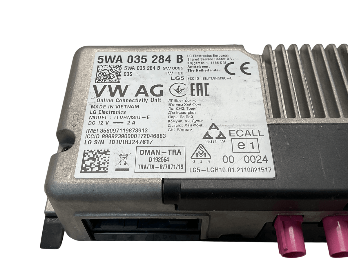 Modulo Bluetooth VW 5WA035284B - 5WA035284B _
