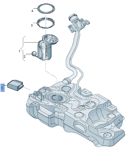 Modulo Bomba combustible VW 5Q0906093B - 5Q0906093B