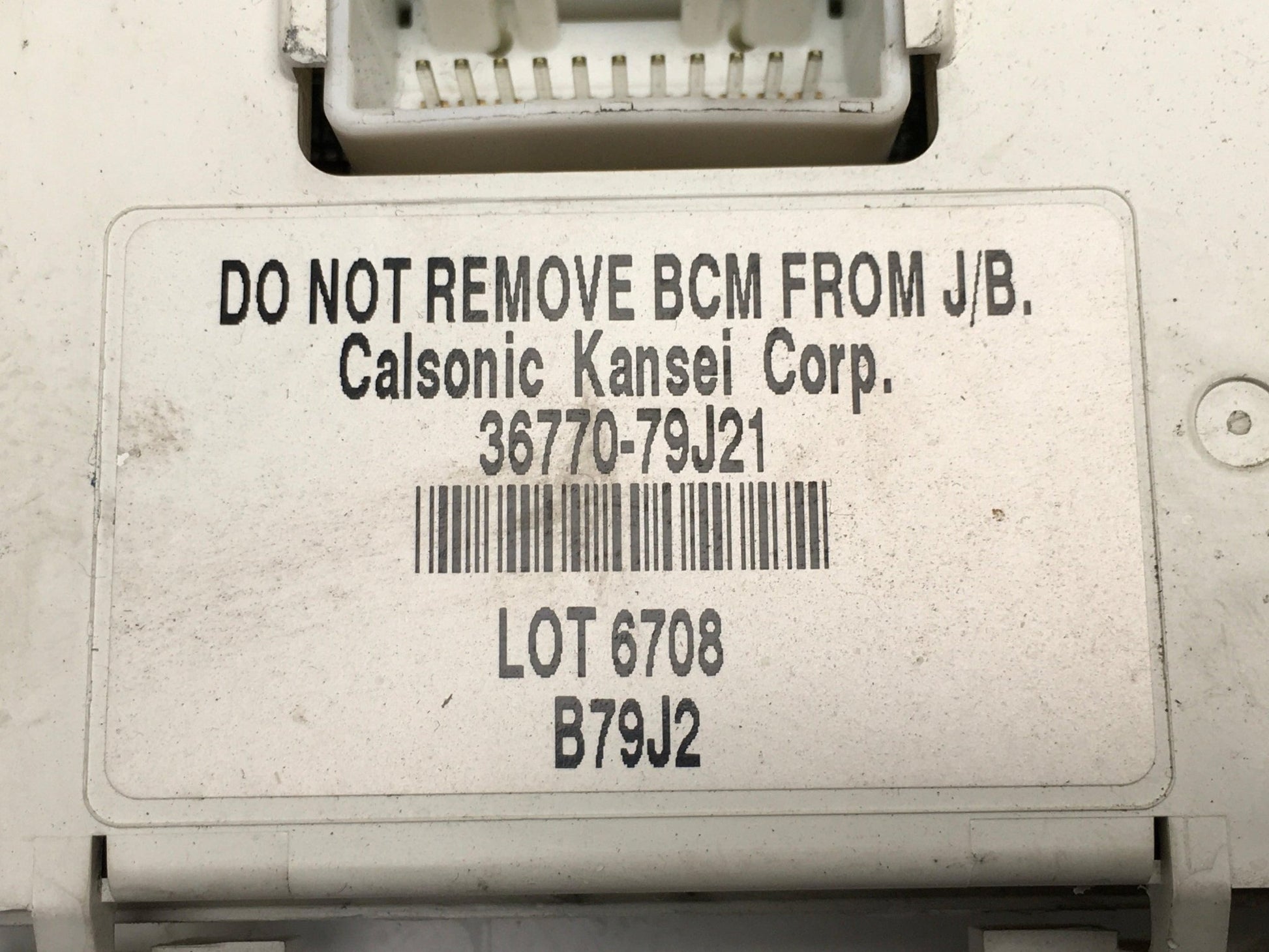 Modulo caja Fusibles Suzuki Sx4 / Fiat Sedici - 3677079J21