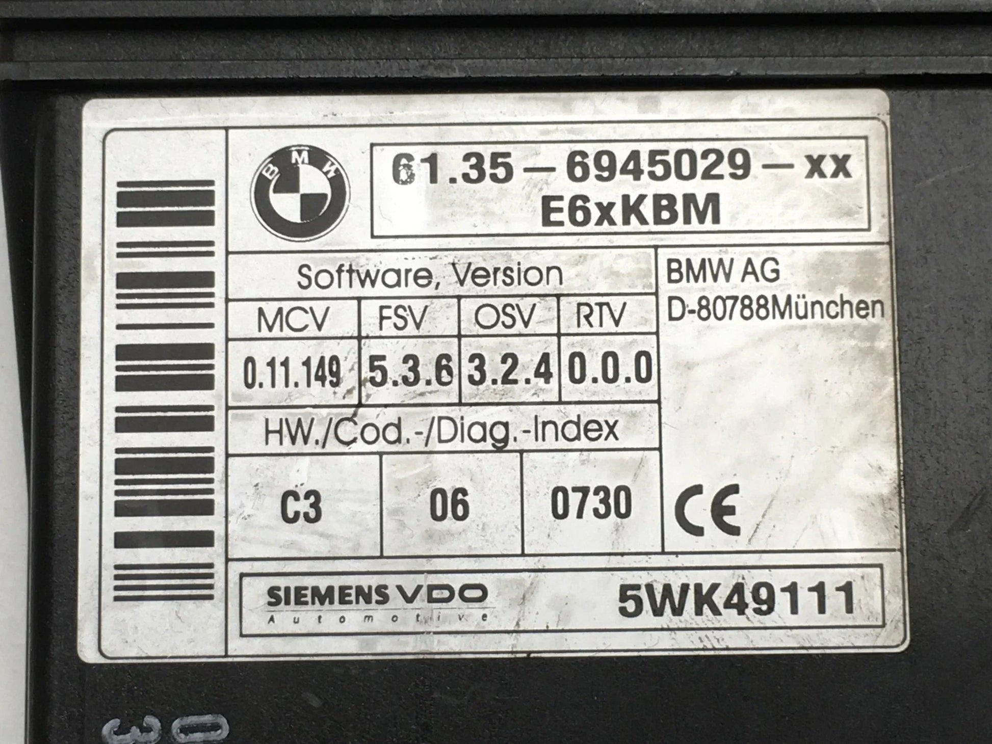 Modulo Confort BMW 61356945029