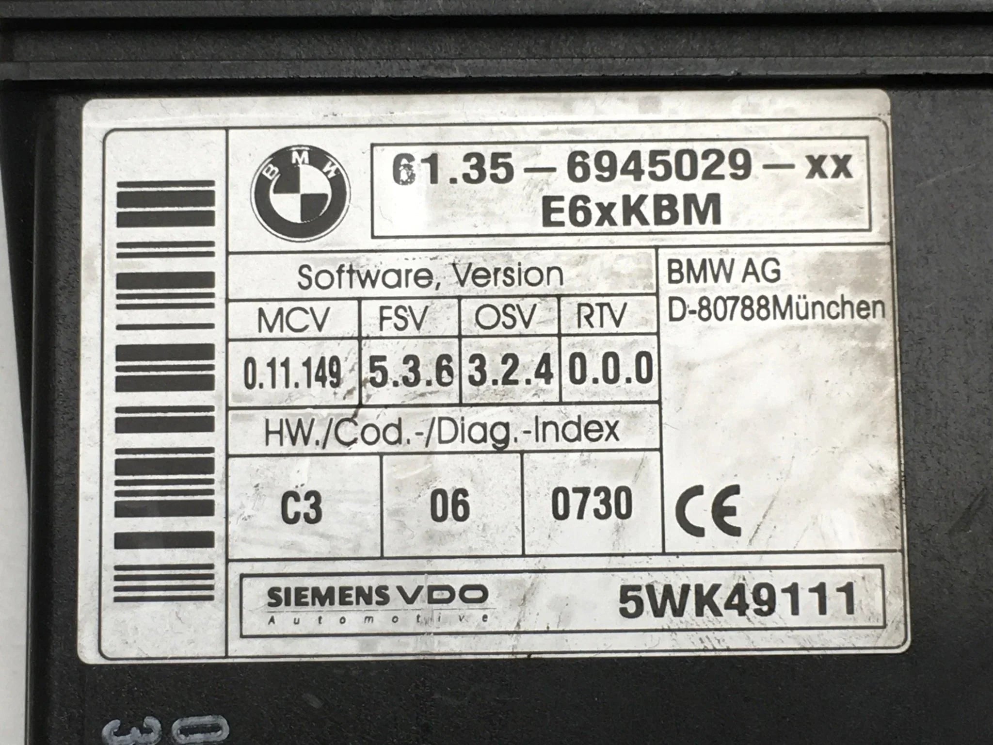 Modulo Confort BMW 61356945029